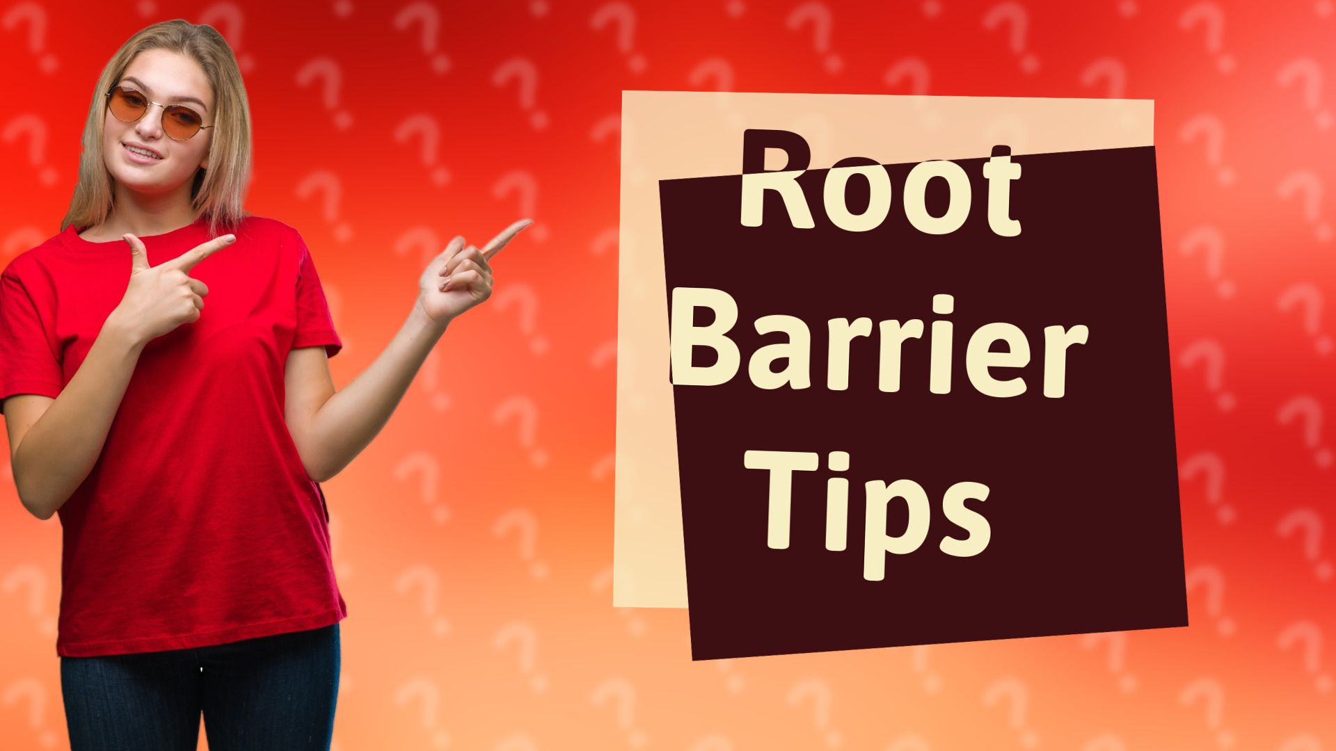 Root Barrier Tips