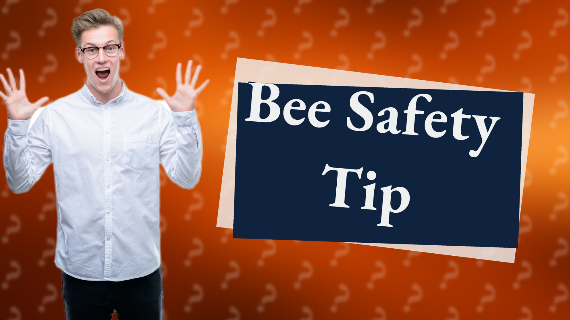 Bee Safety Tip