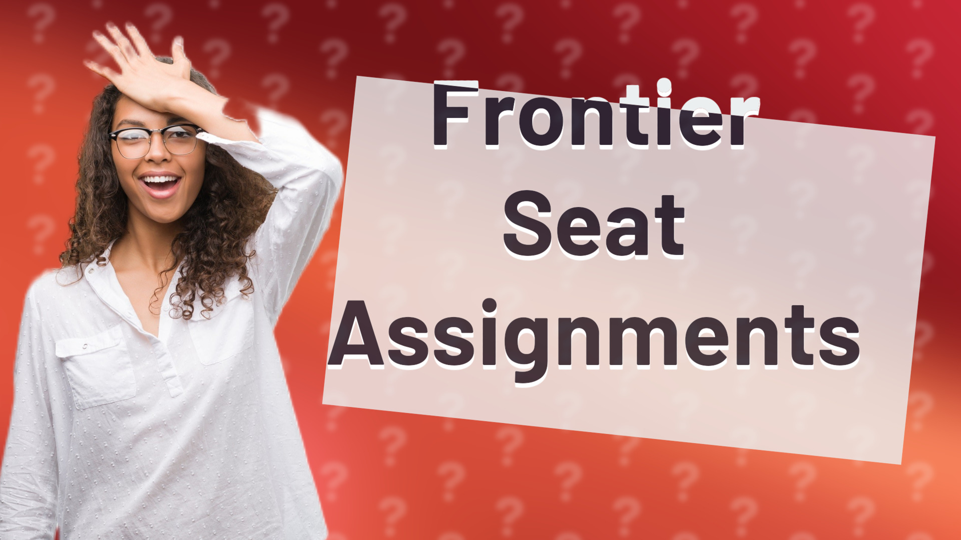 Frontier Seat Assignments
