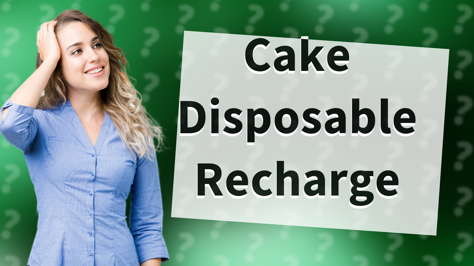 Cake Disposable Recharge