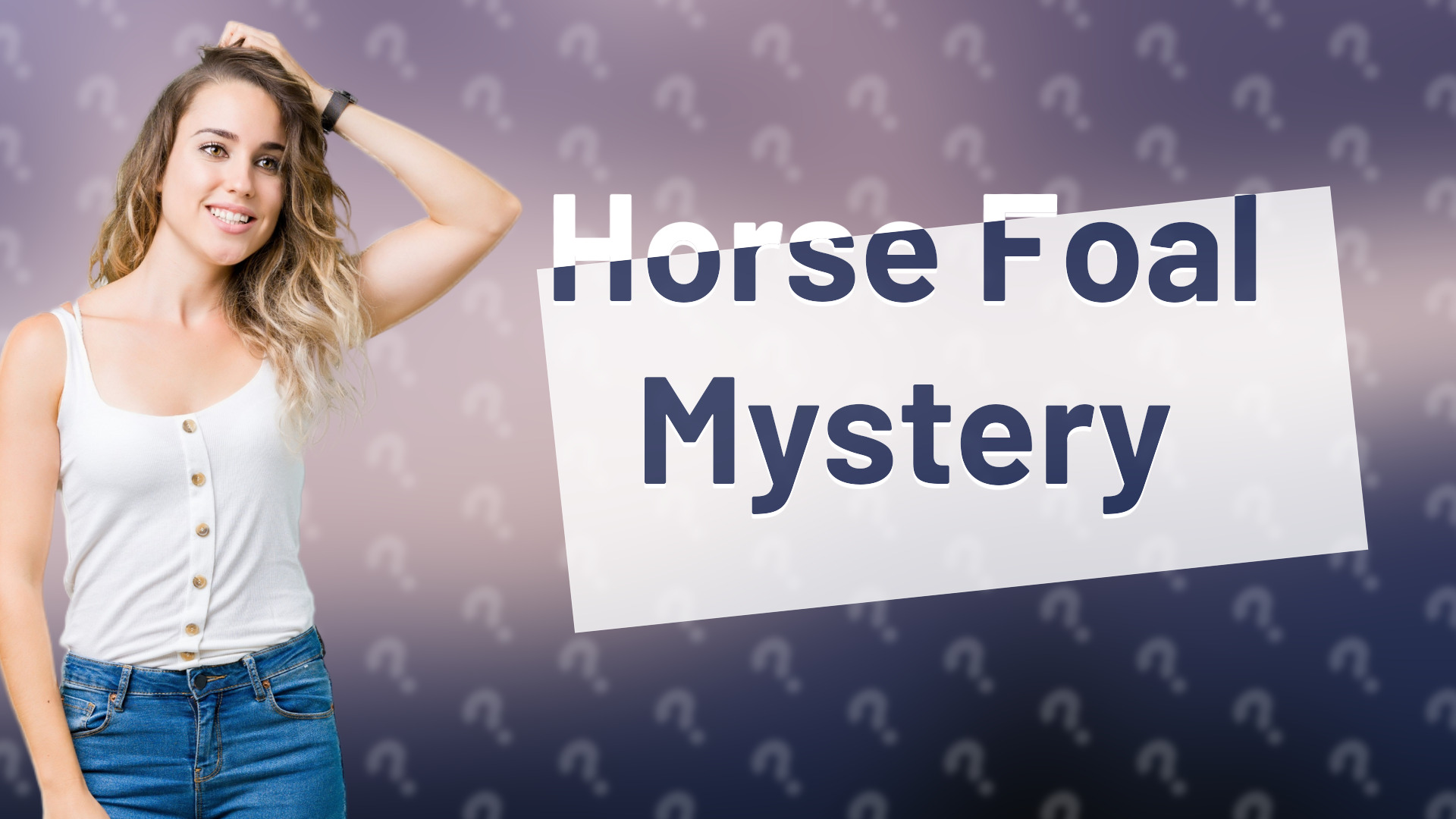 Horse Foal Mystery