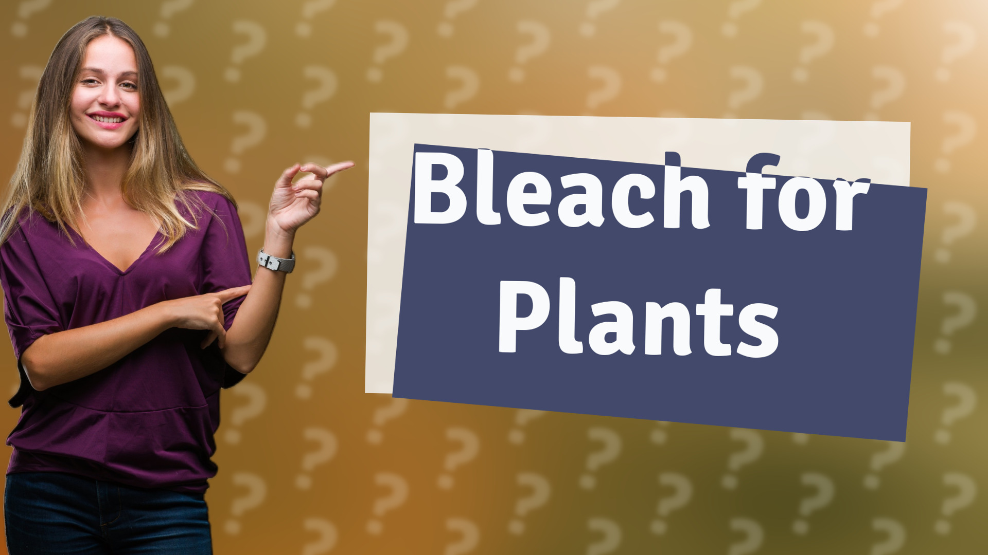 Bleach for Plants