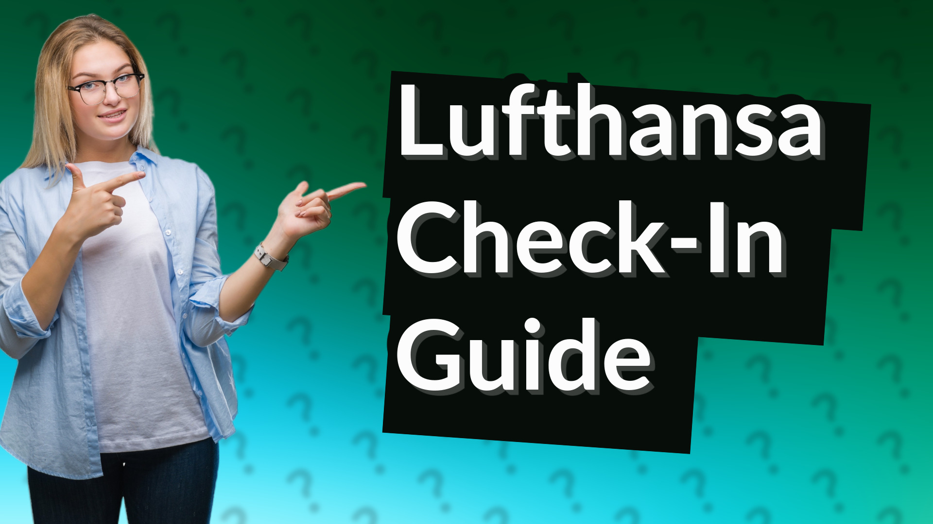 Lufthansa Check-In Guide