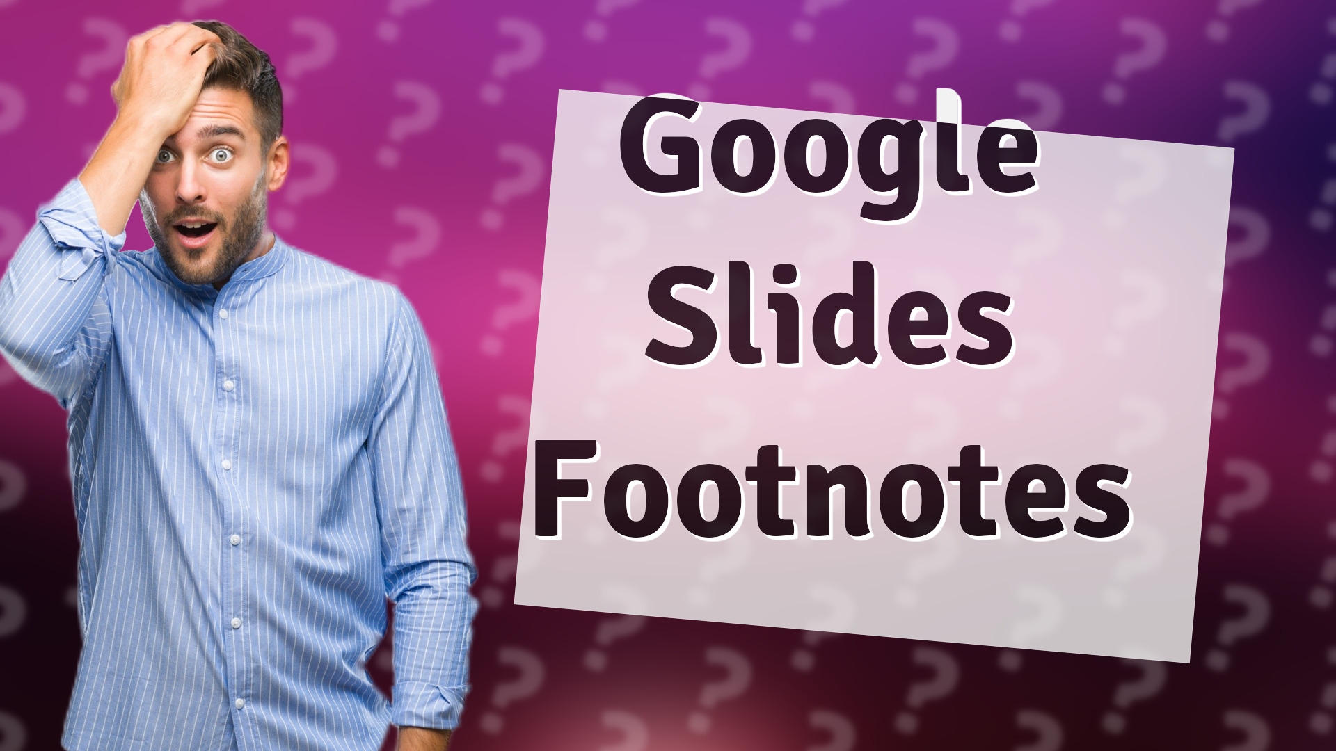 Google Slides Footnotes