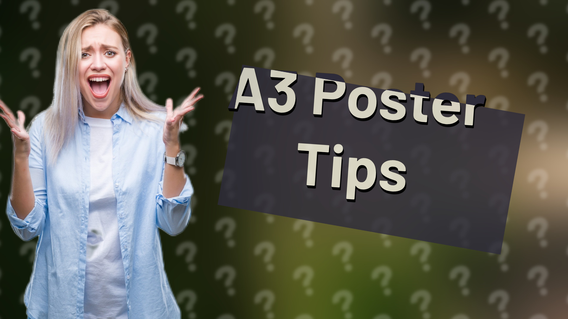 A3 Poster Tips