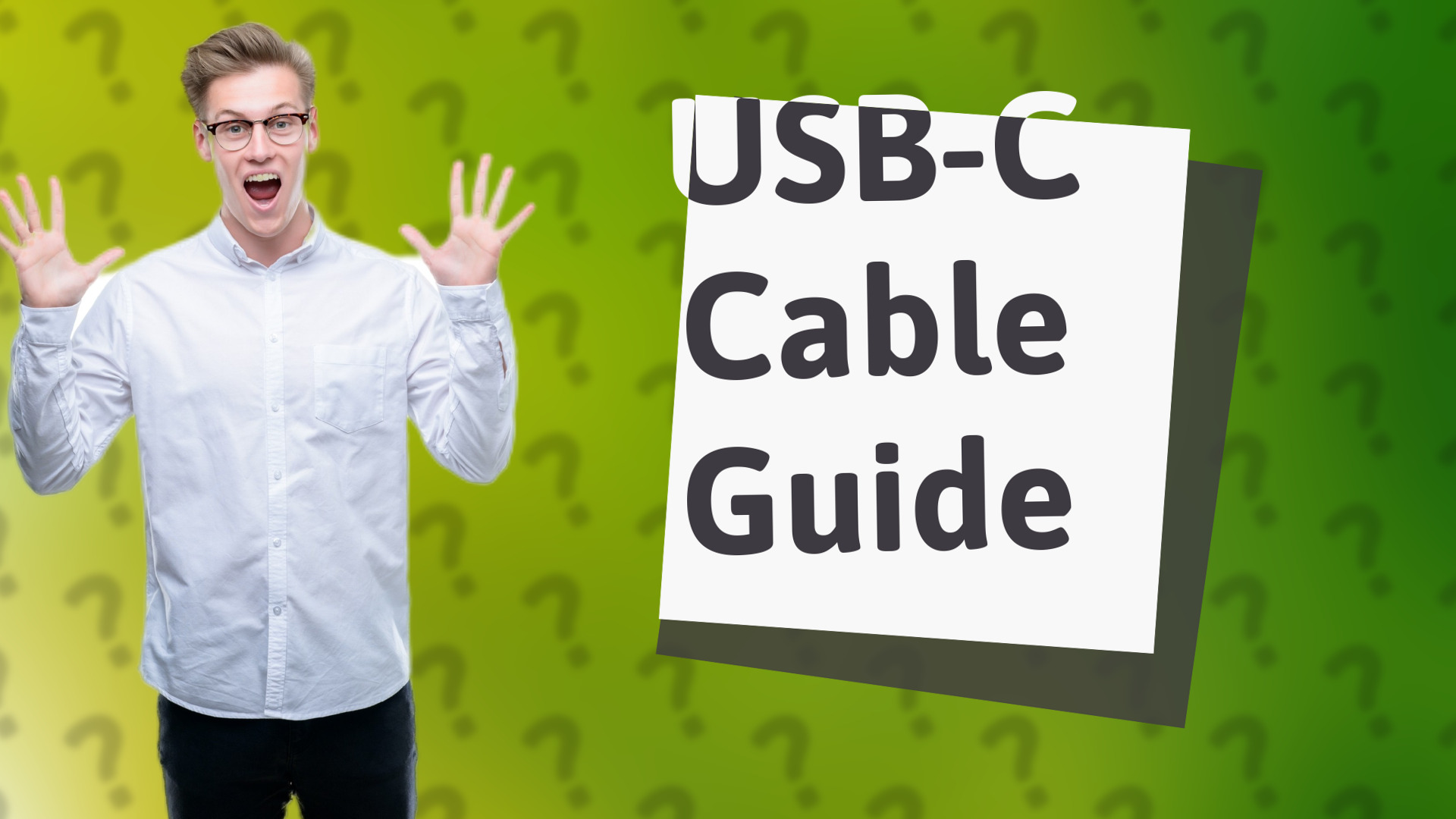 USB-C Cable Guide