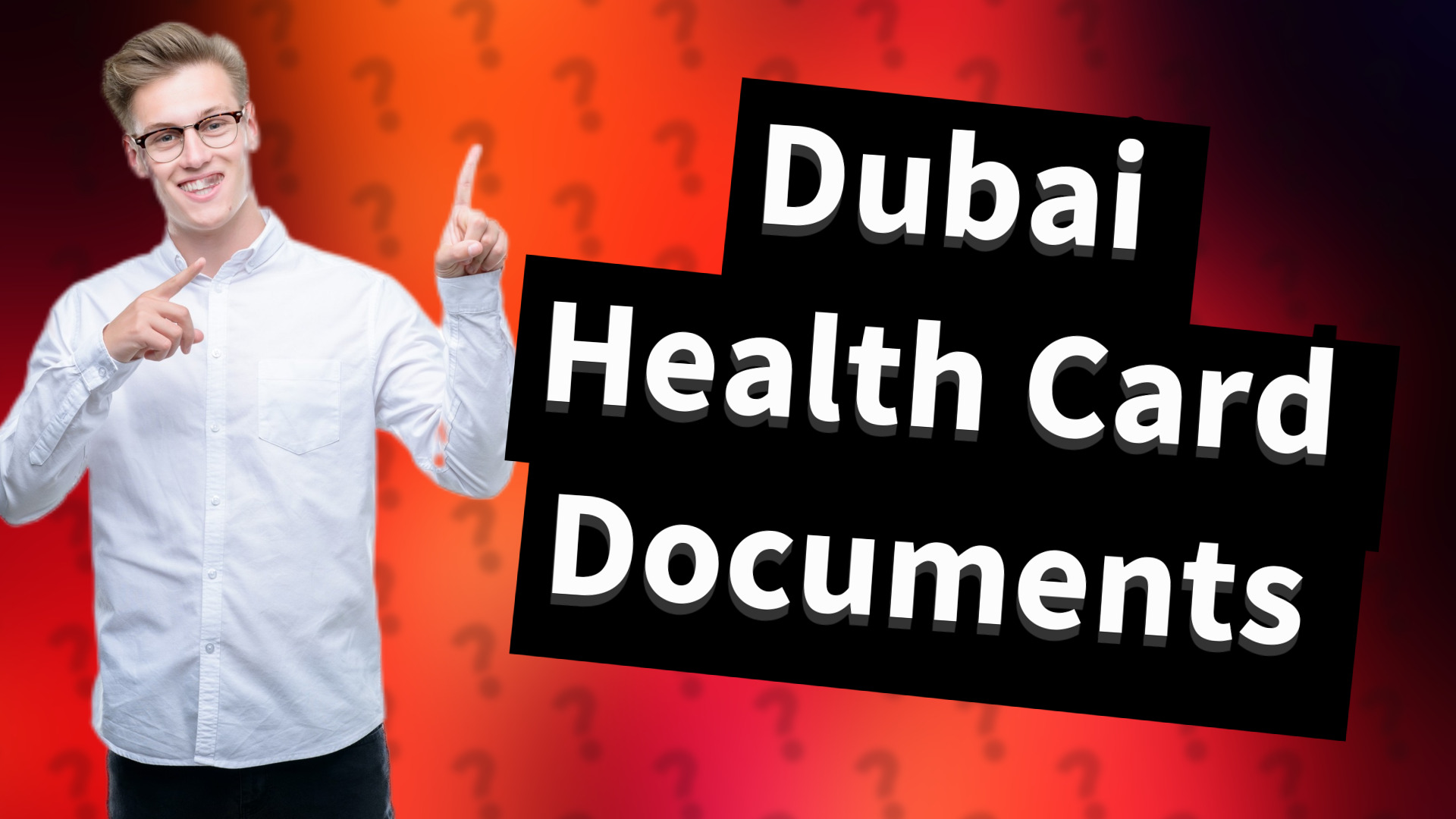 Dubai Health Card Documents