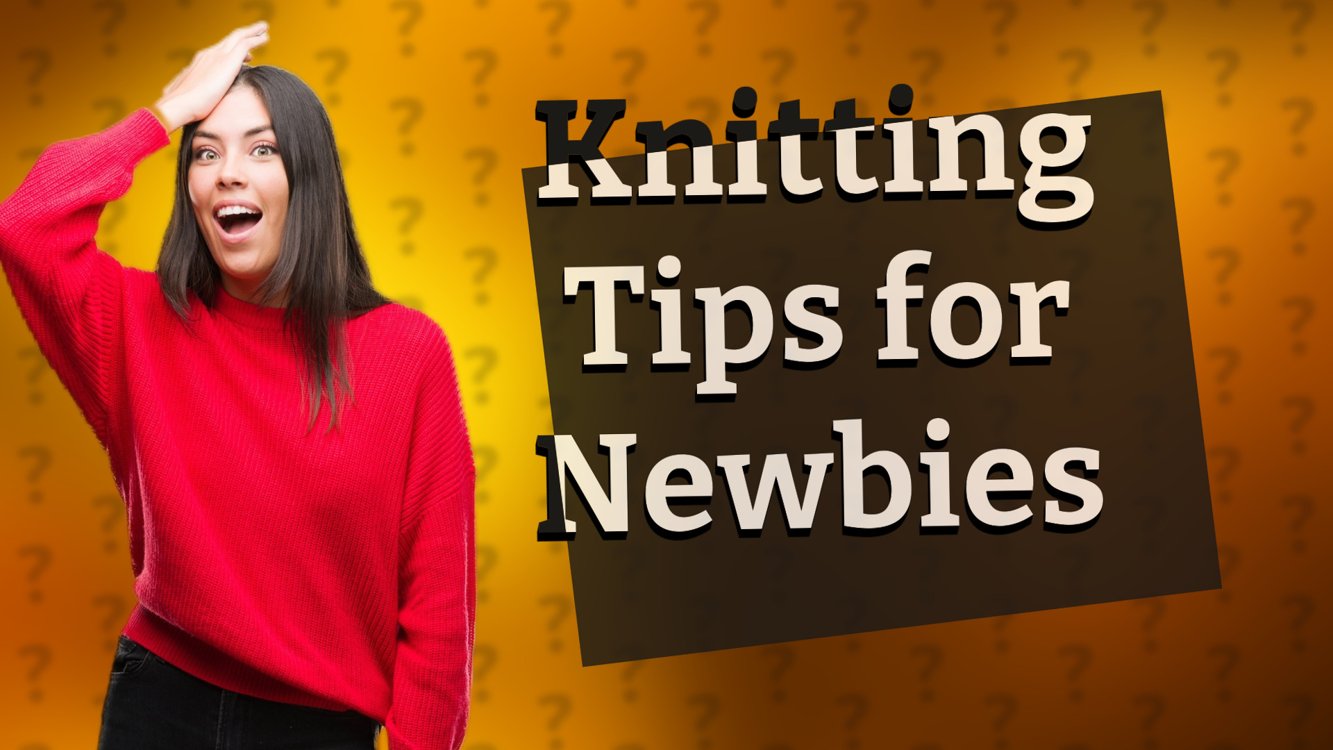 Knitting Tips for Newbies