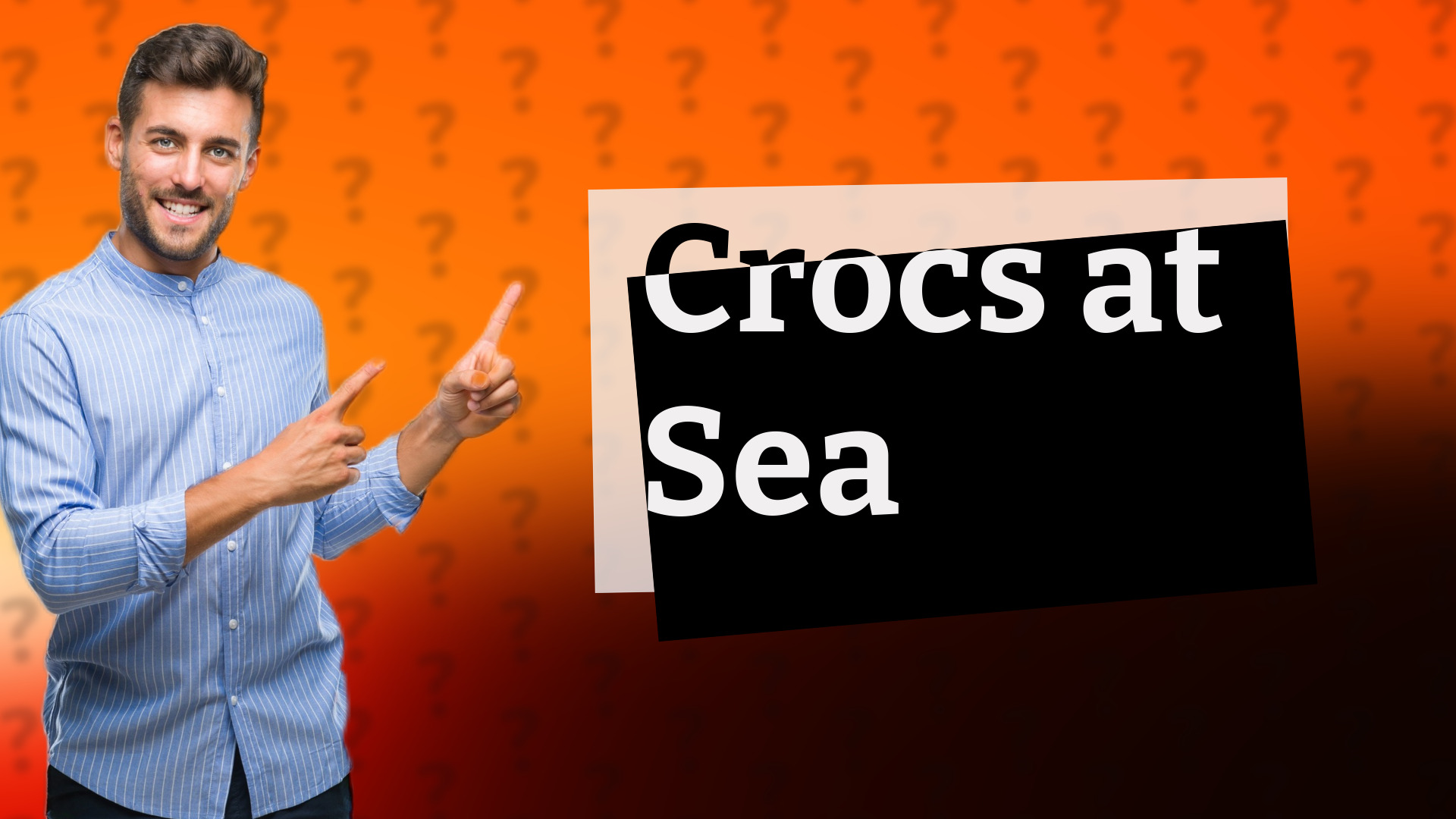 Crocs at Sea