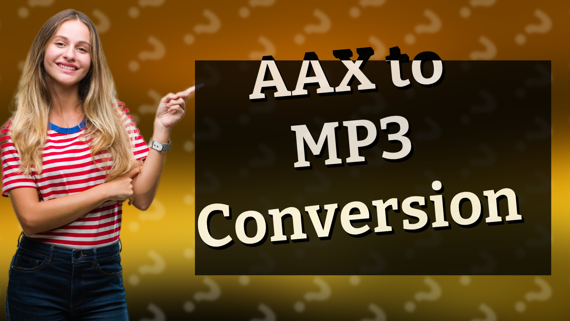 AAX to MP3 Conversion