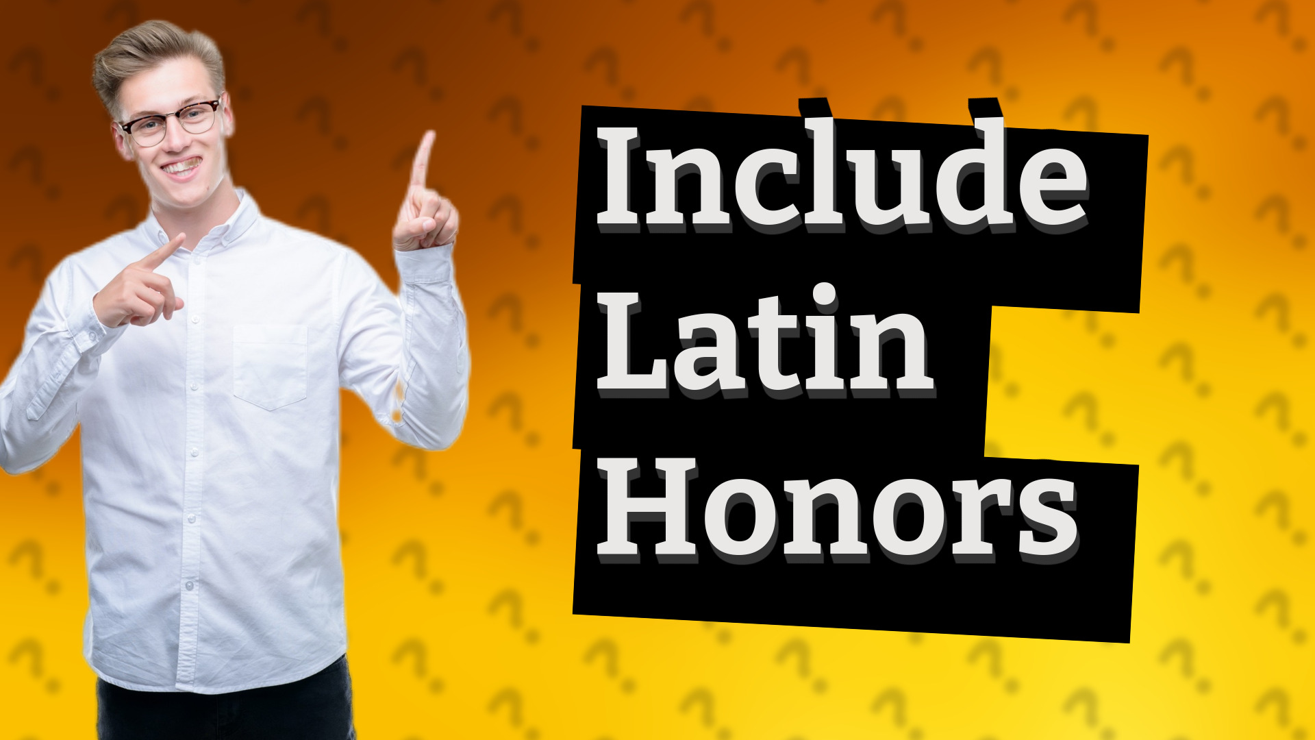 Include Latin Honors