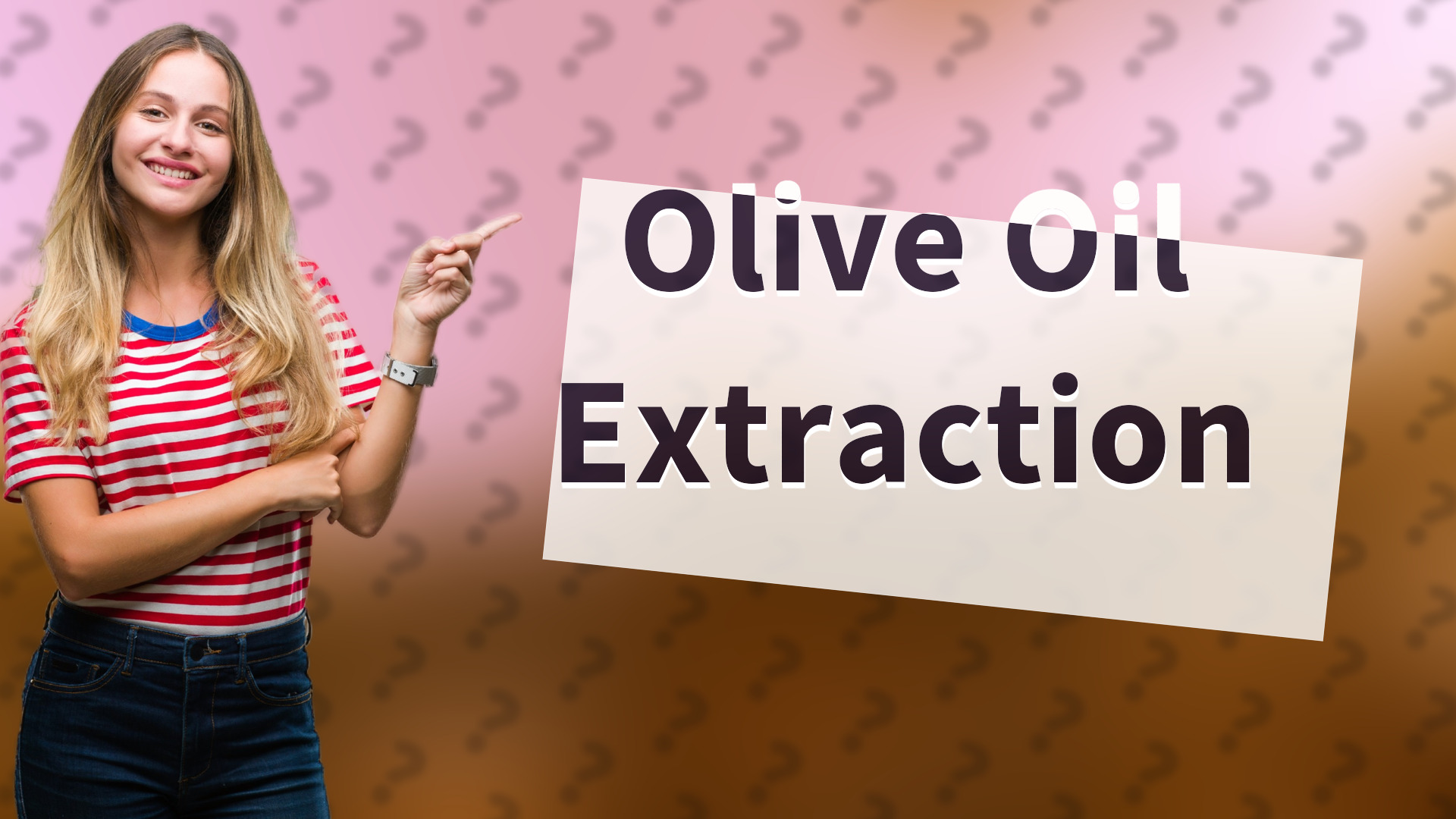 Olive Oil Extraction
