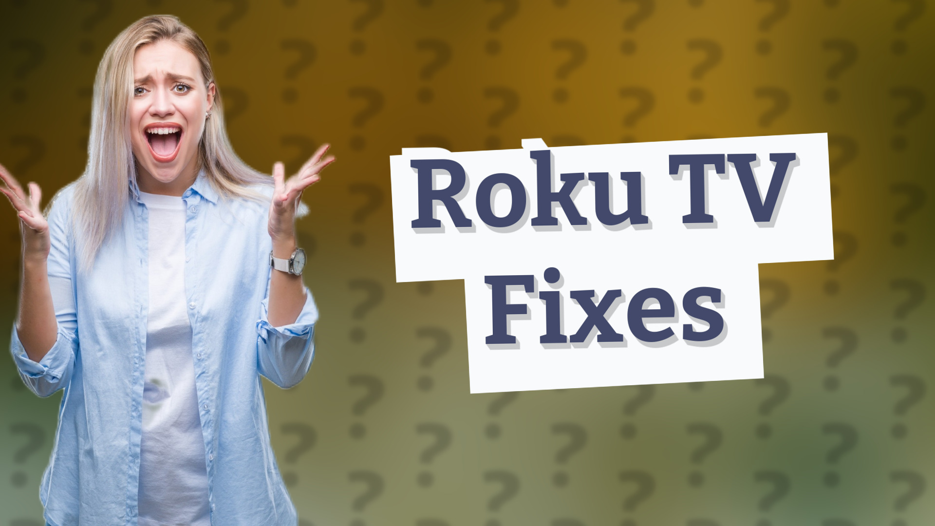Roku TV Fixes