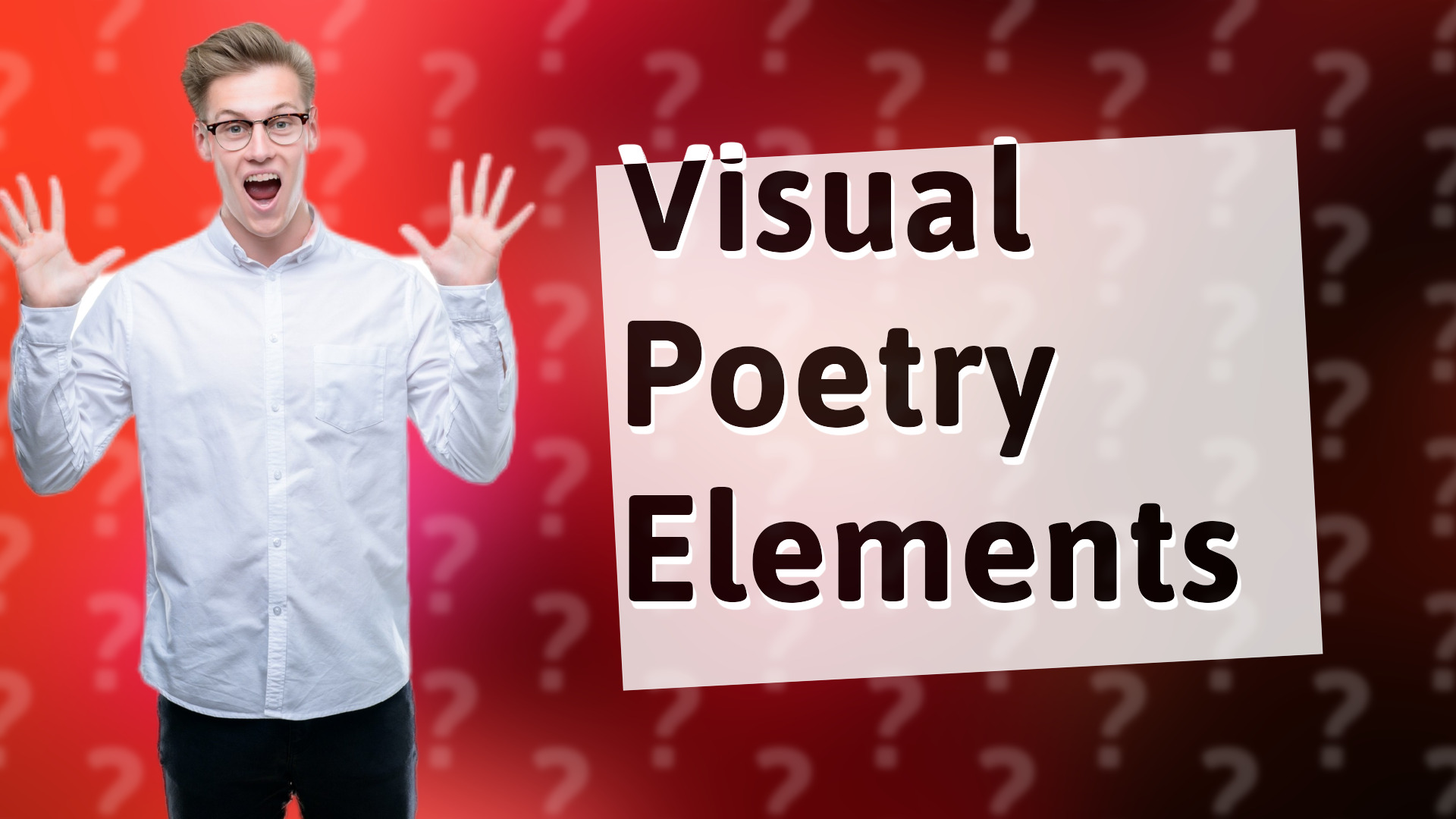 Visual Poetry Elements
