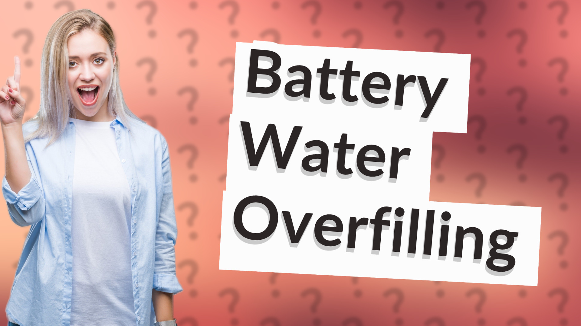 Battery Water Overfilling