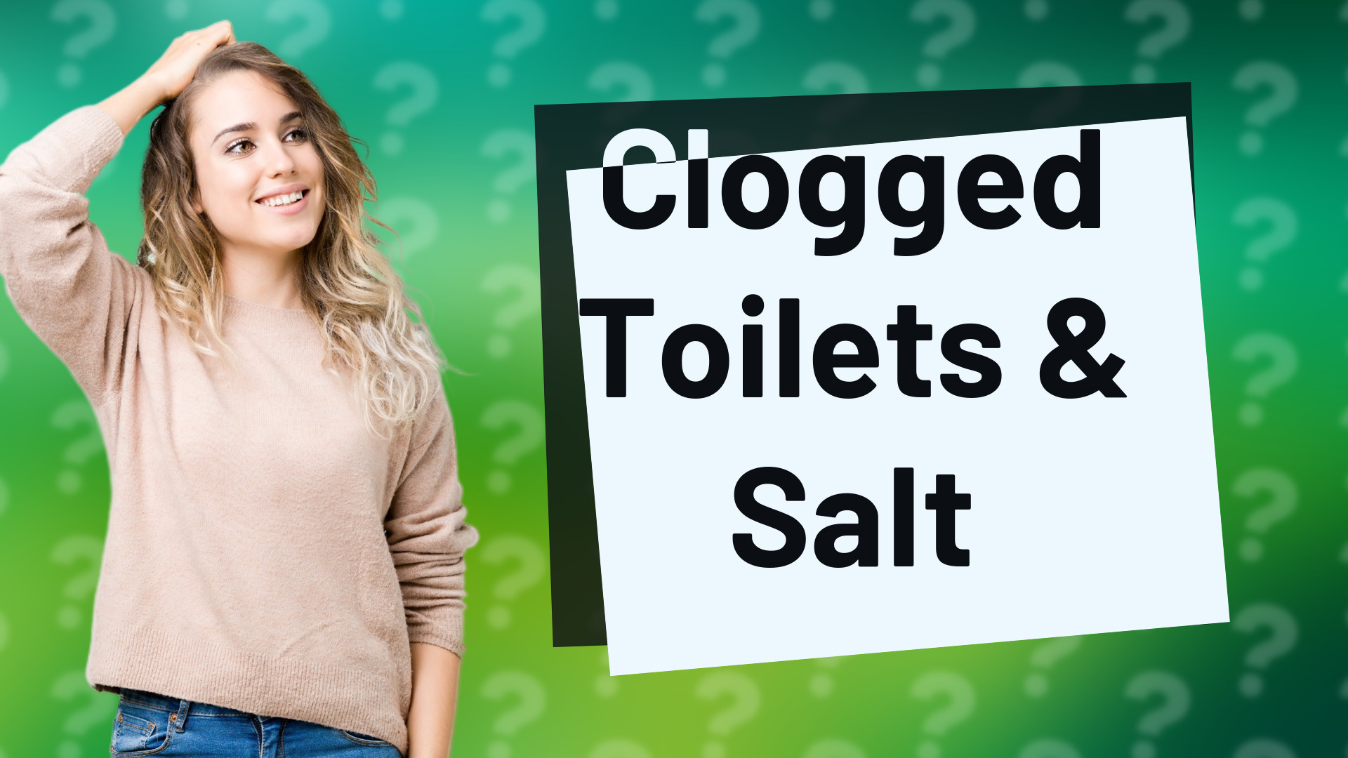 Clogged Toilets & Salt