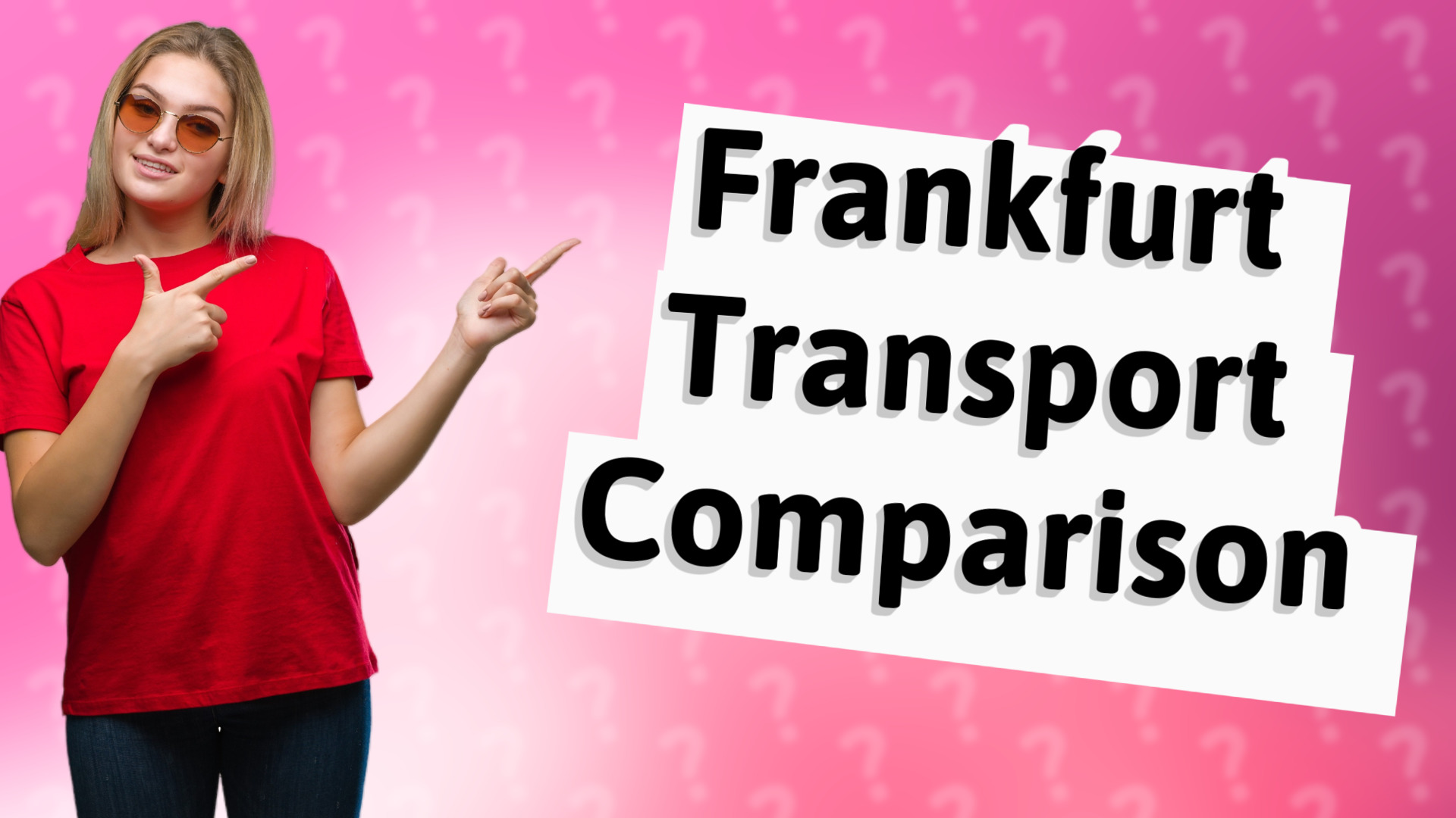 Frankfurt Transport Comparison