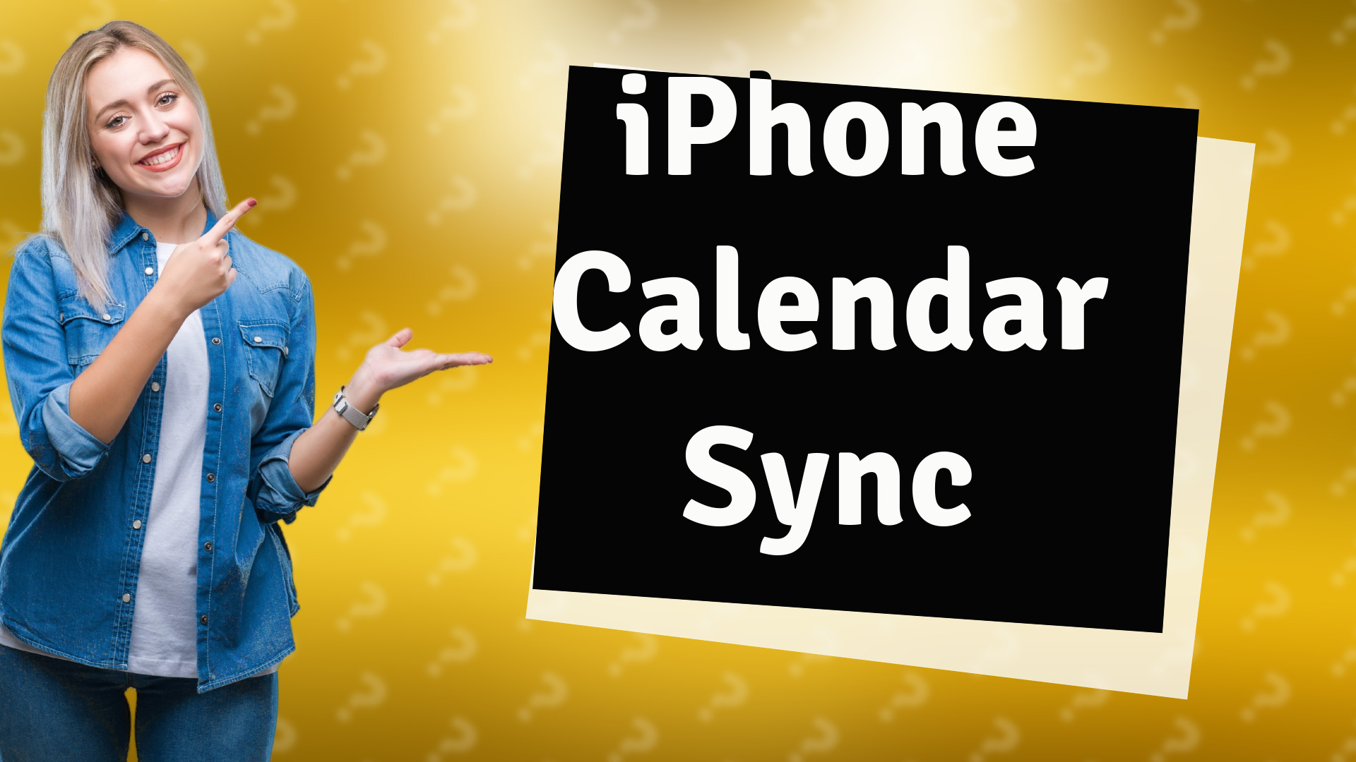 iPhone Calendar Sync