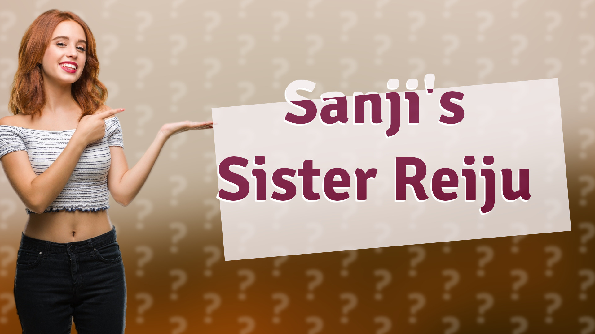 Sanji's Sister Reiju