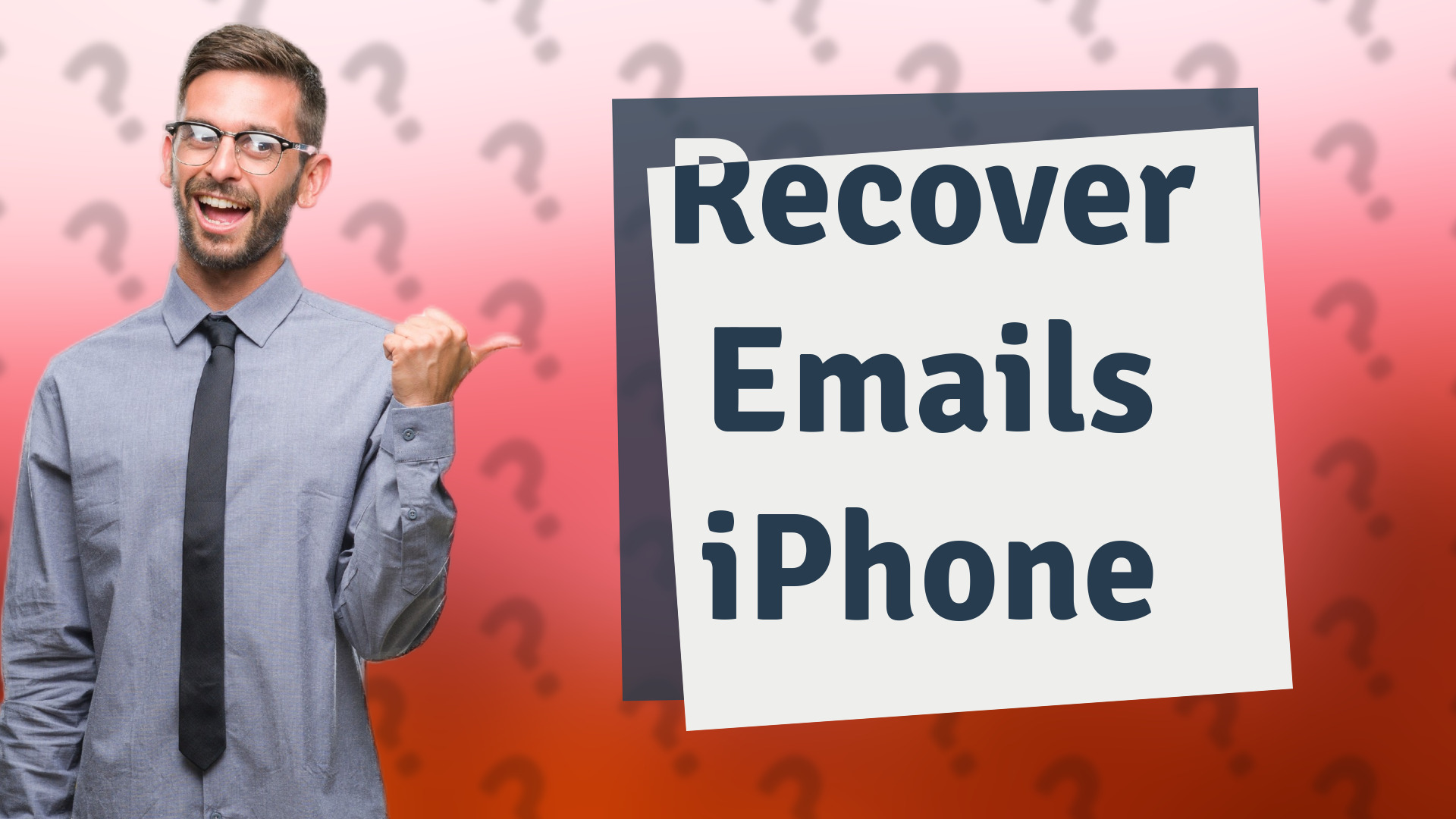 Recover Emails iPhone