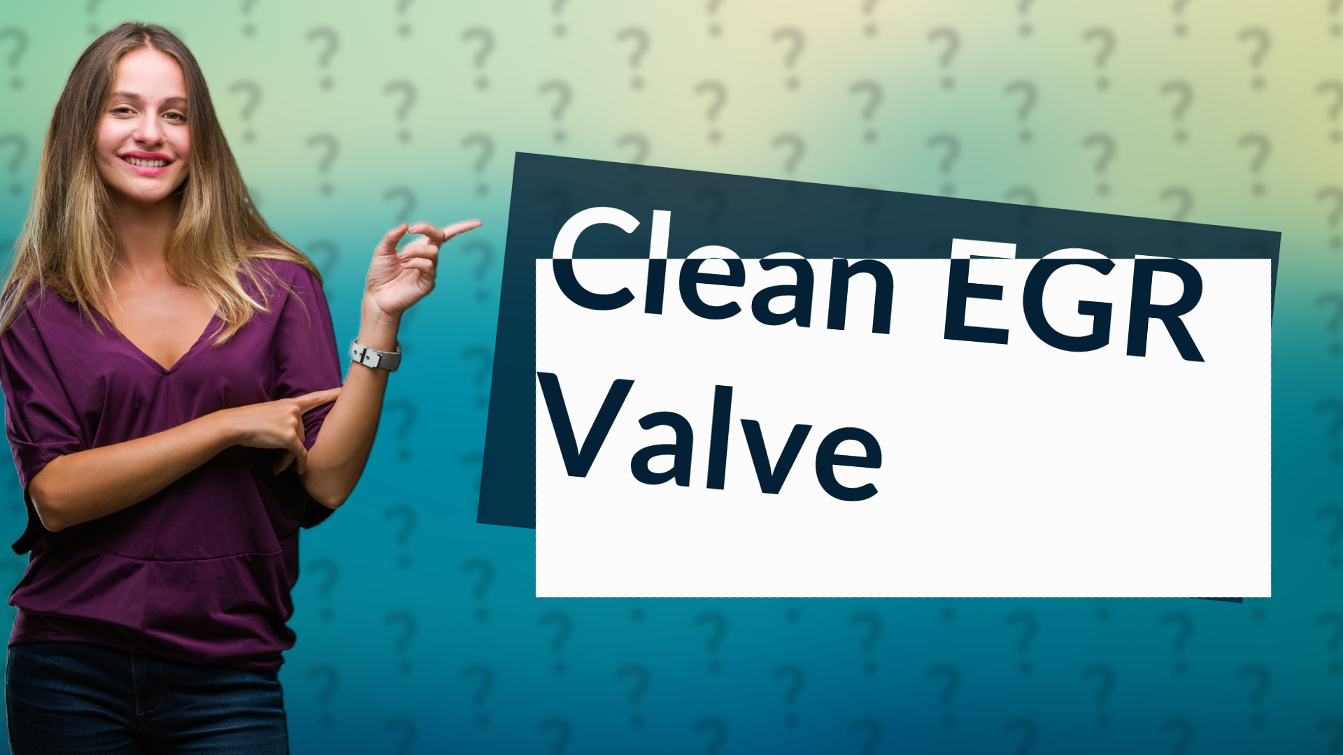 Clean EGR Valve
