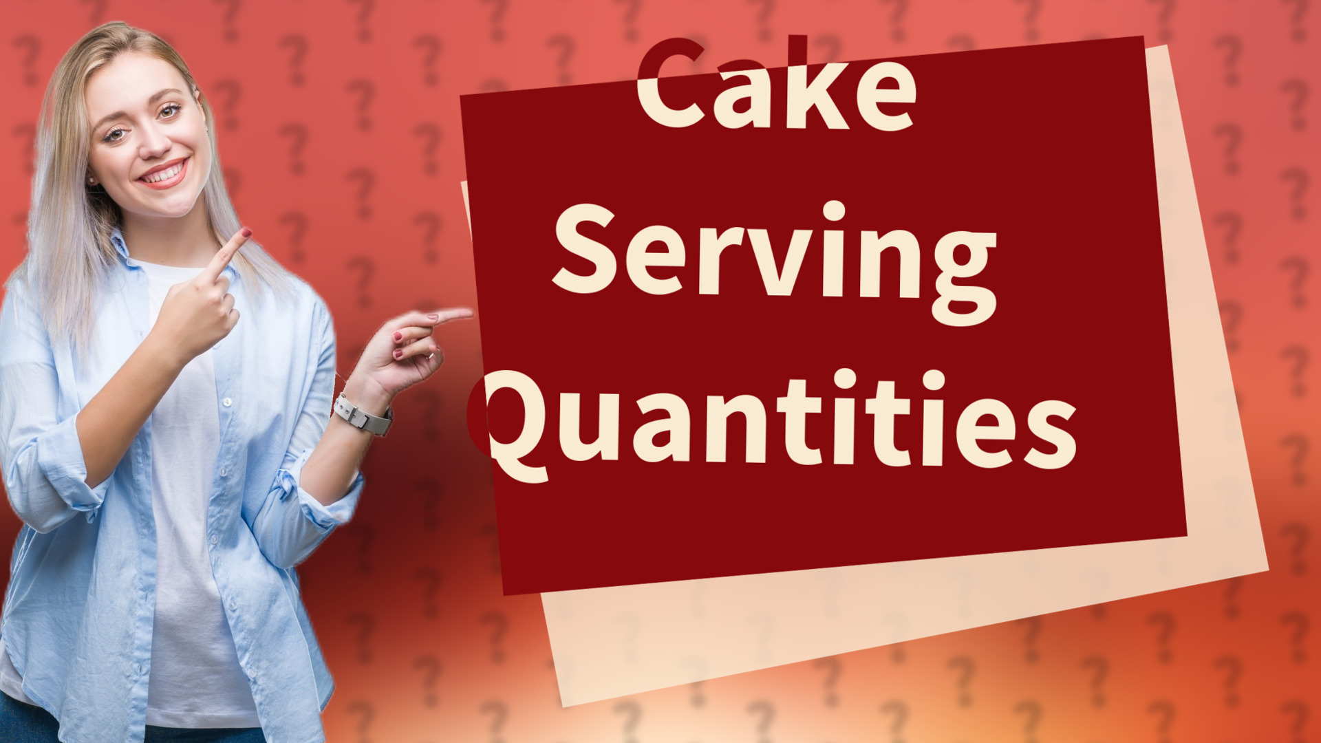 Cake Serving Quantities