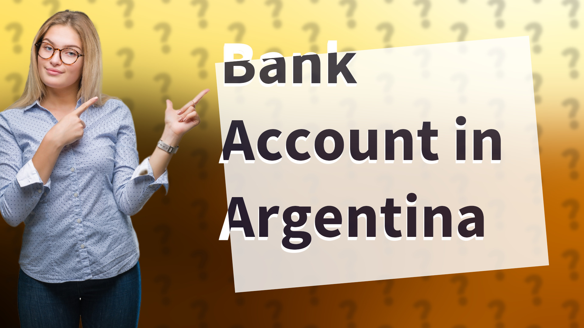 Bank Account in Argentina