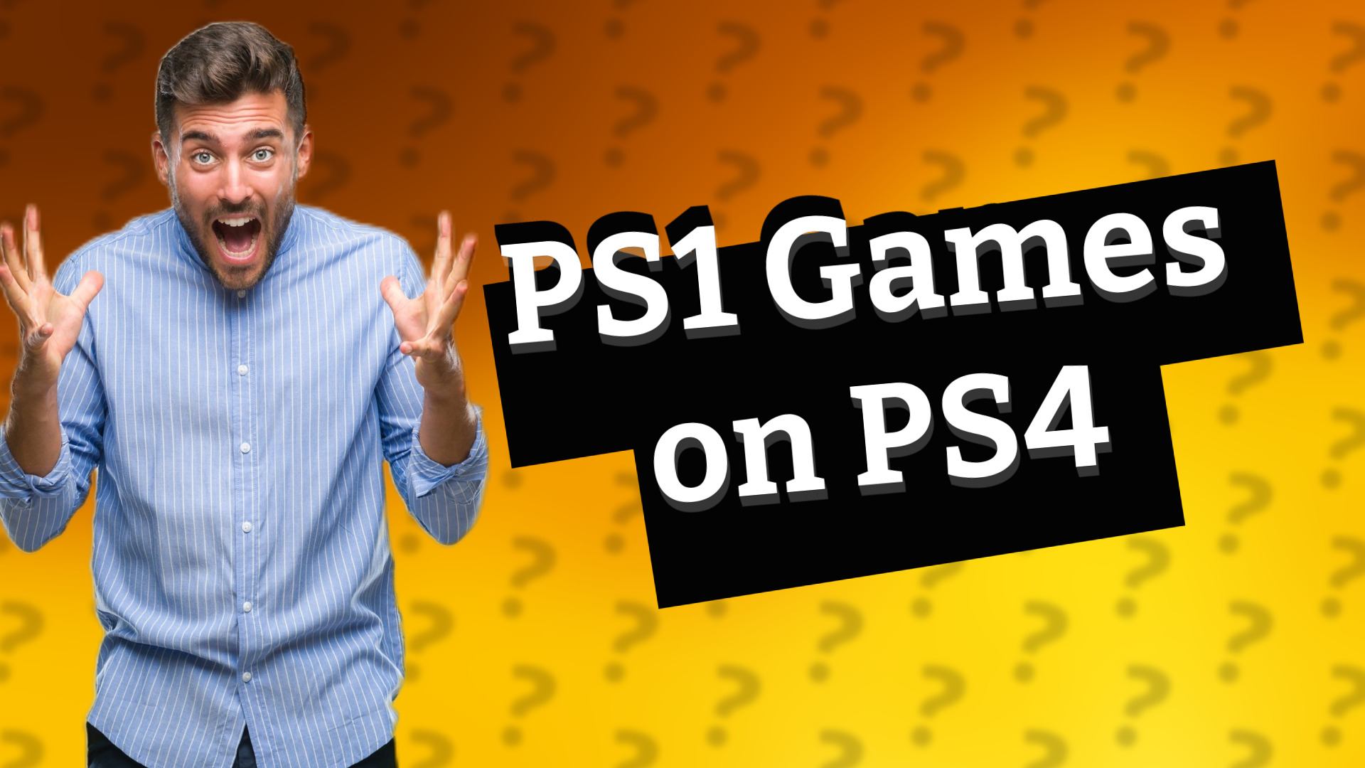 PS1 Games on PS4
