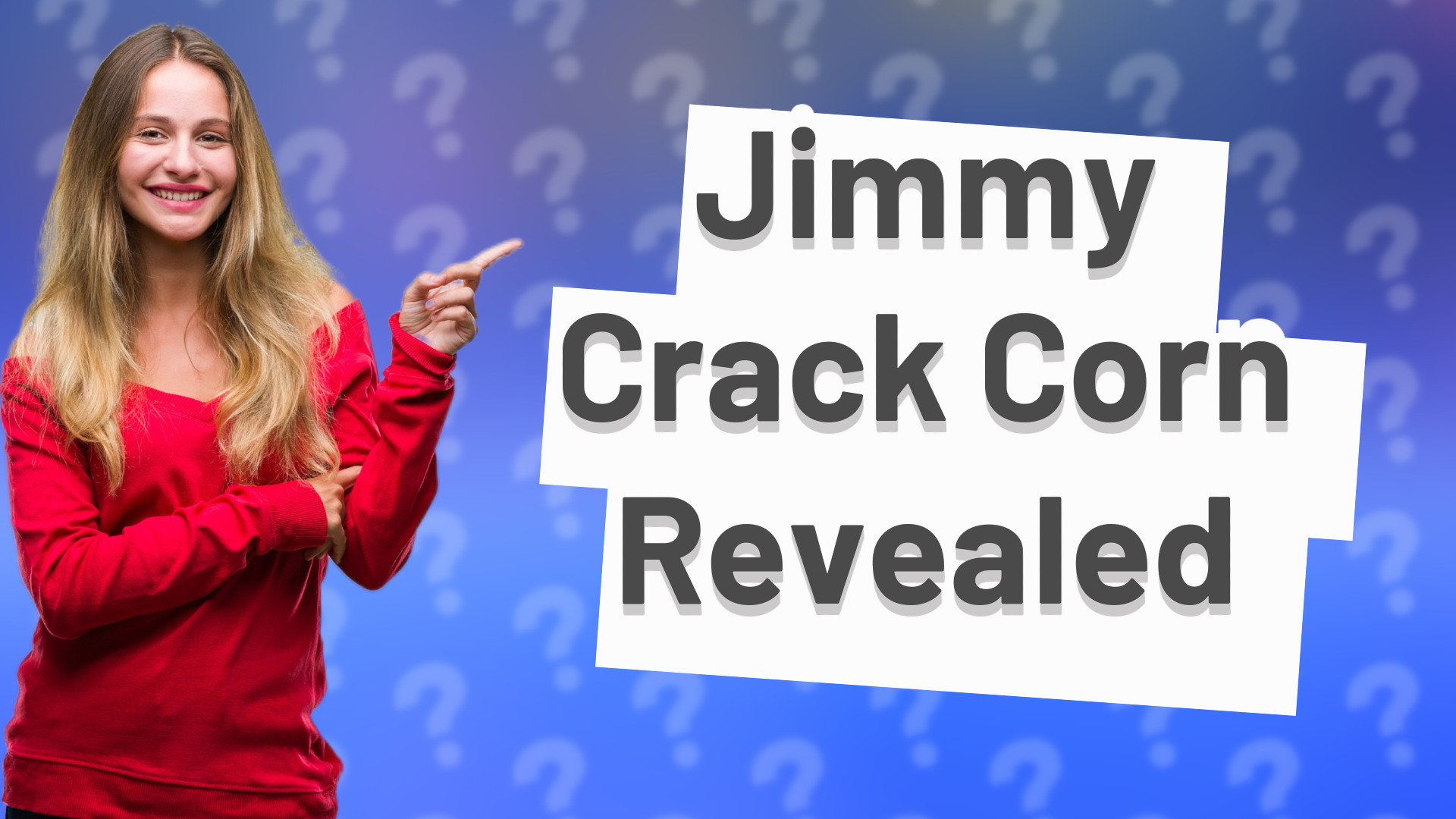 Jimmy Crack Corn Revealed
