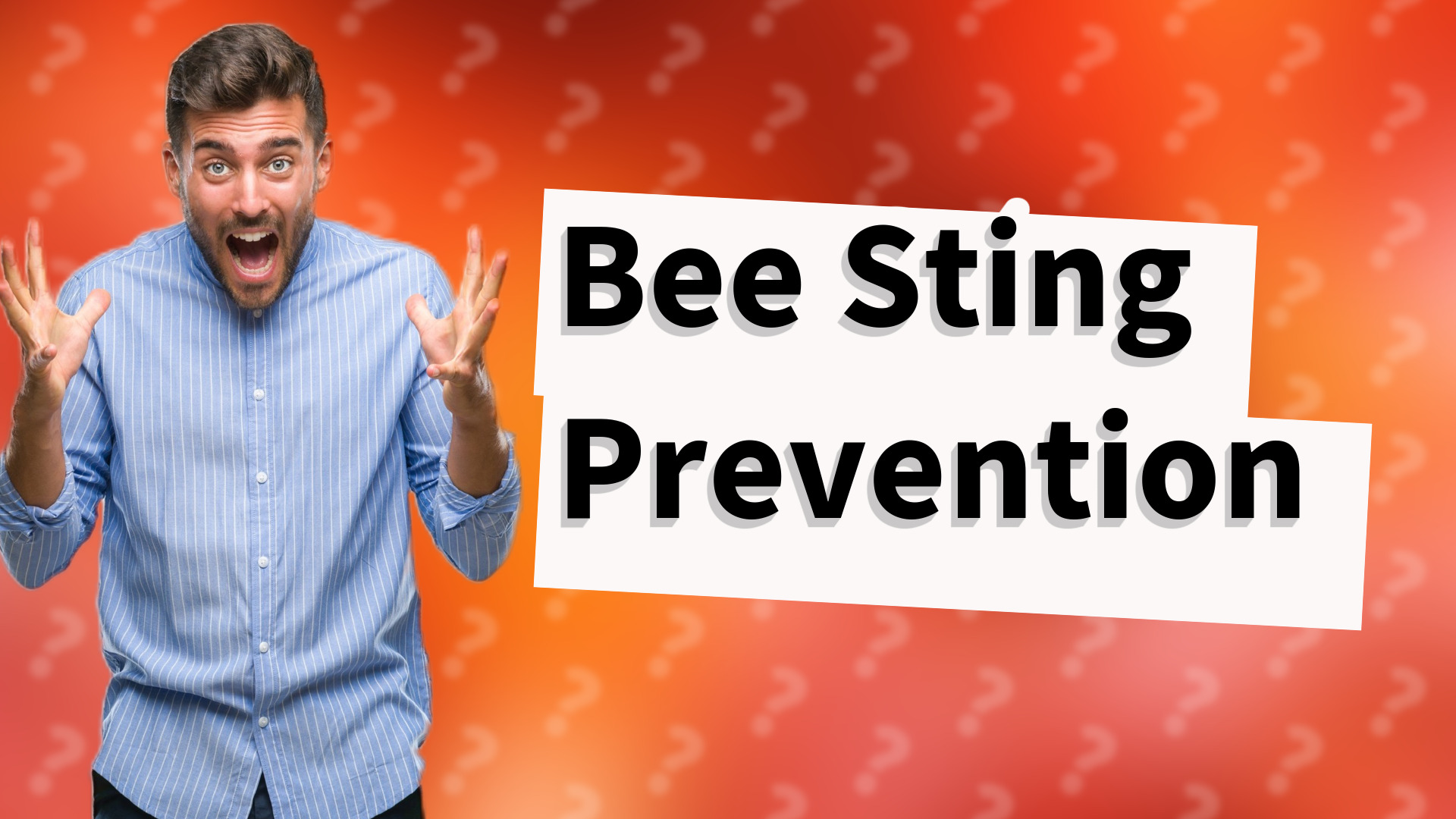 Bee Sting Prevention