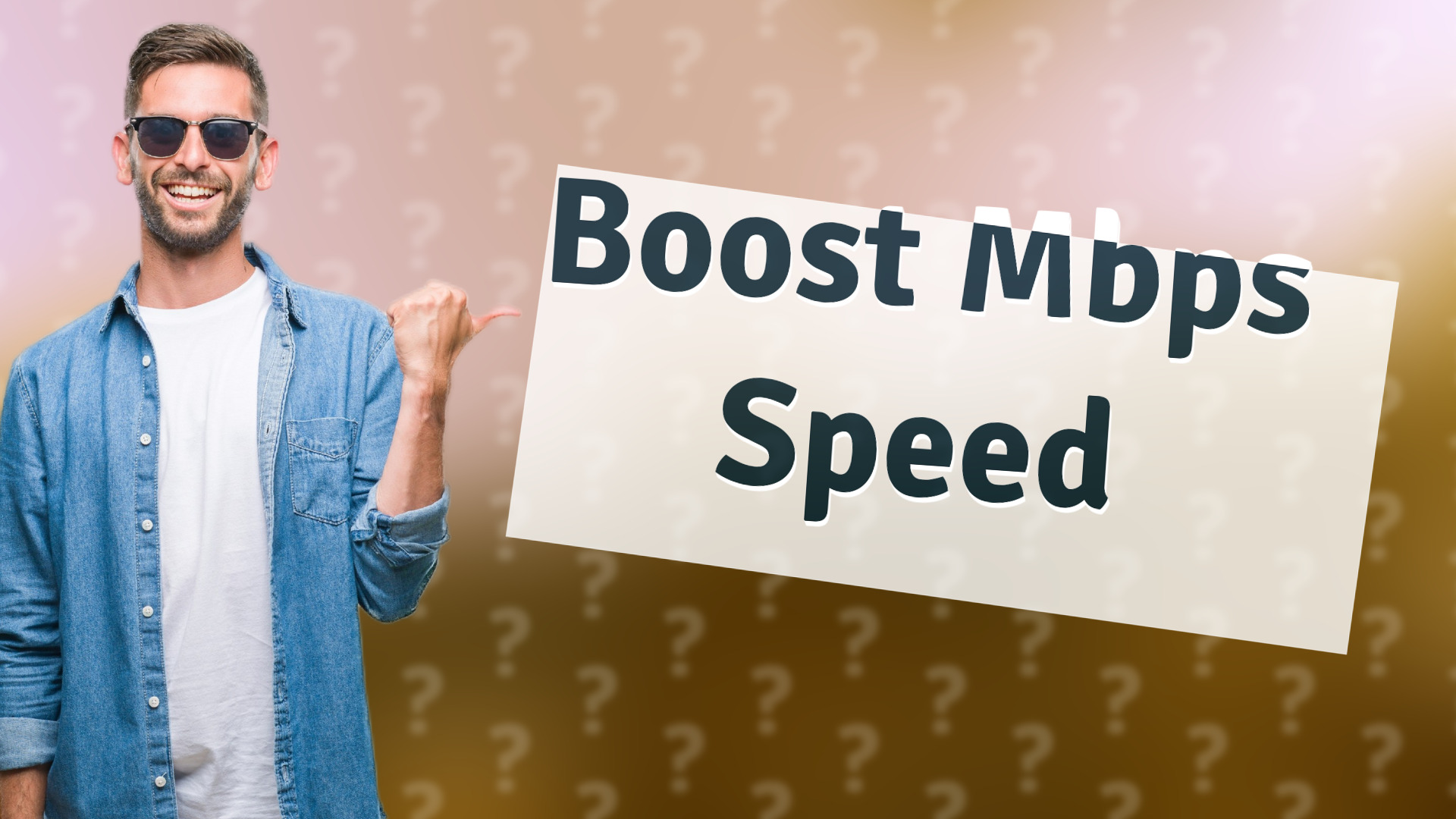 Boost Mbps Speed
