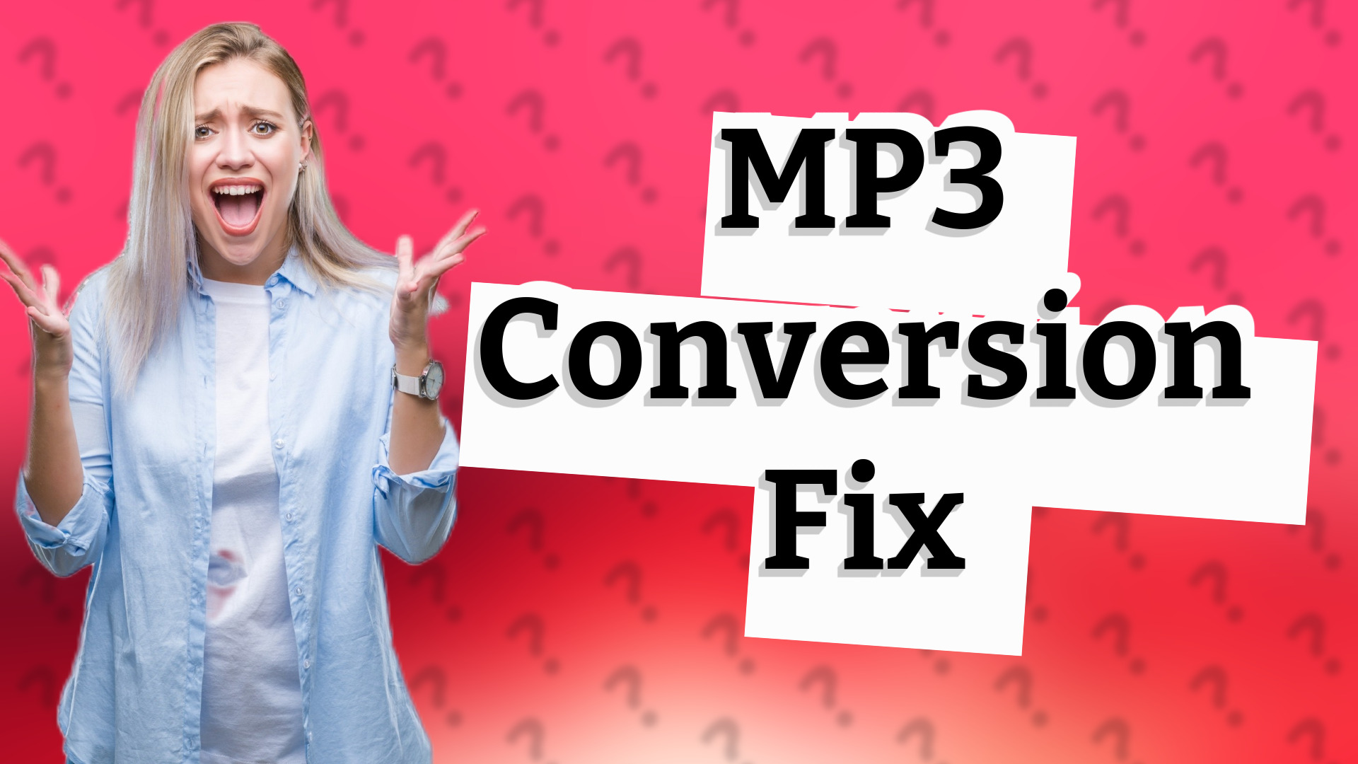 MP3 Conversion Fix
