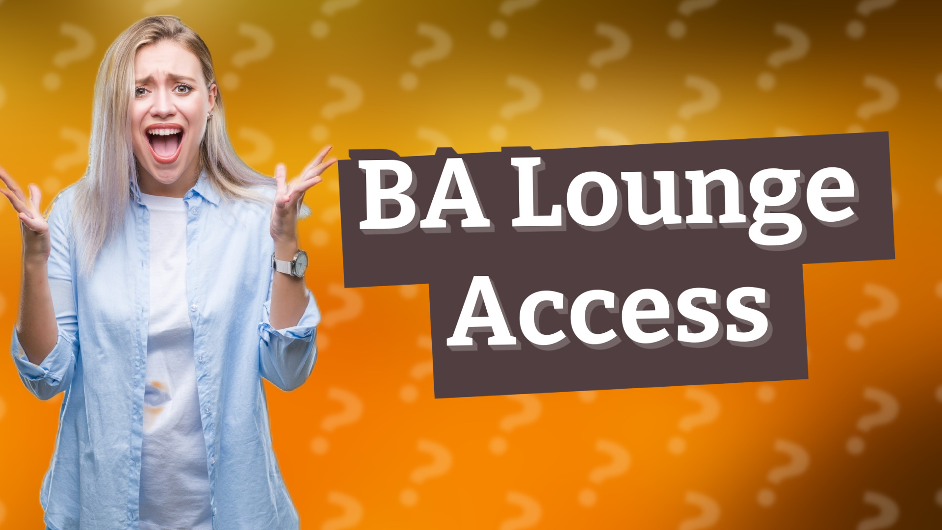 BA Lounge Access