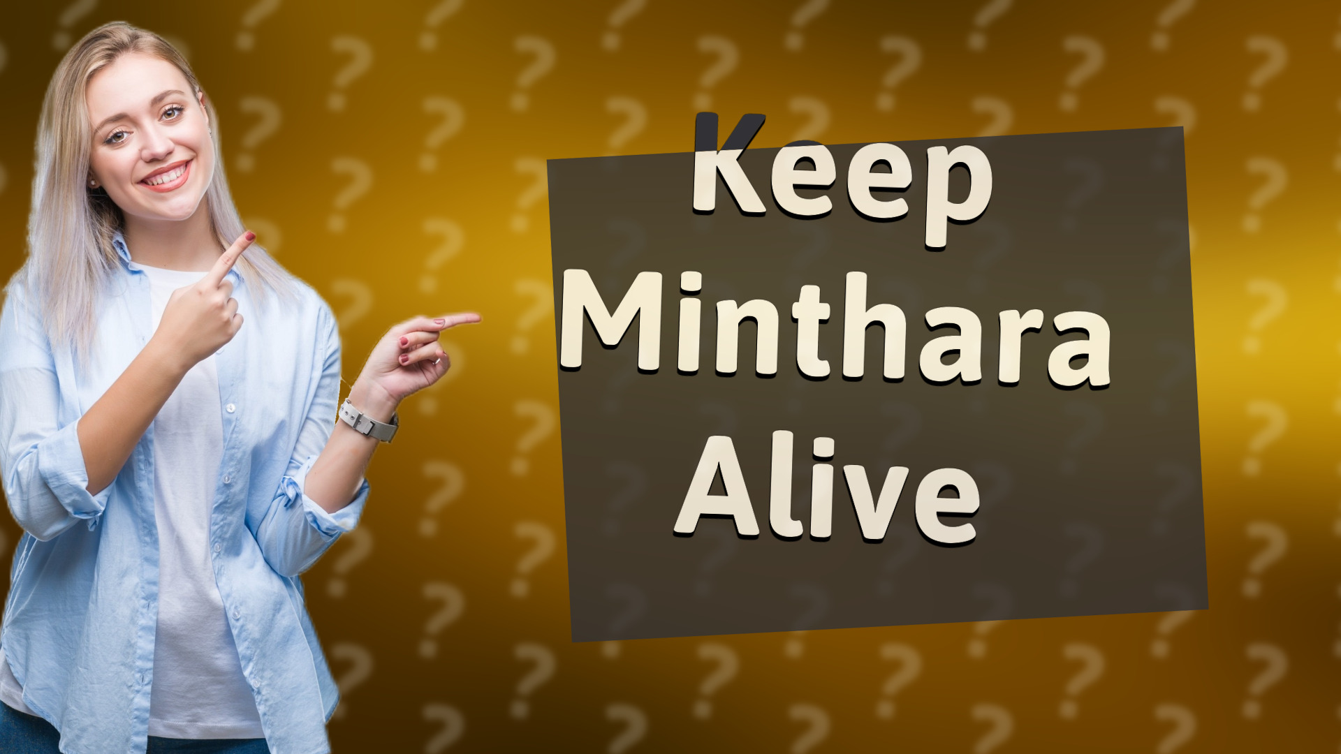 Keep Minthara Alive