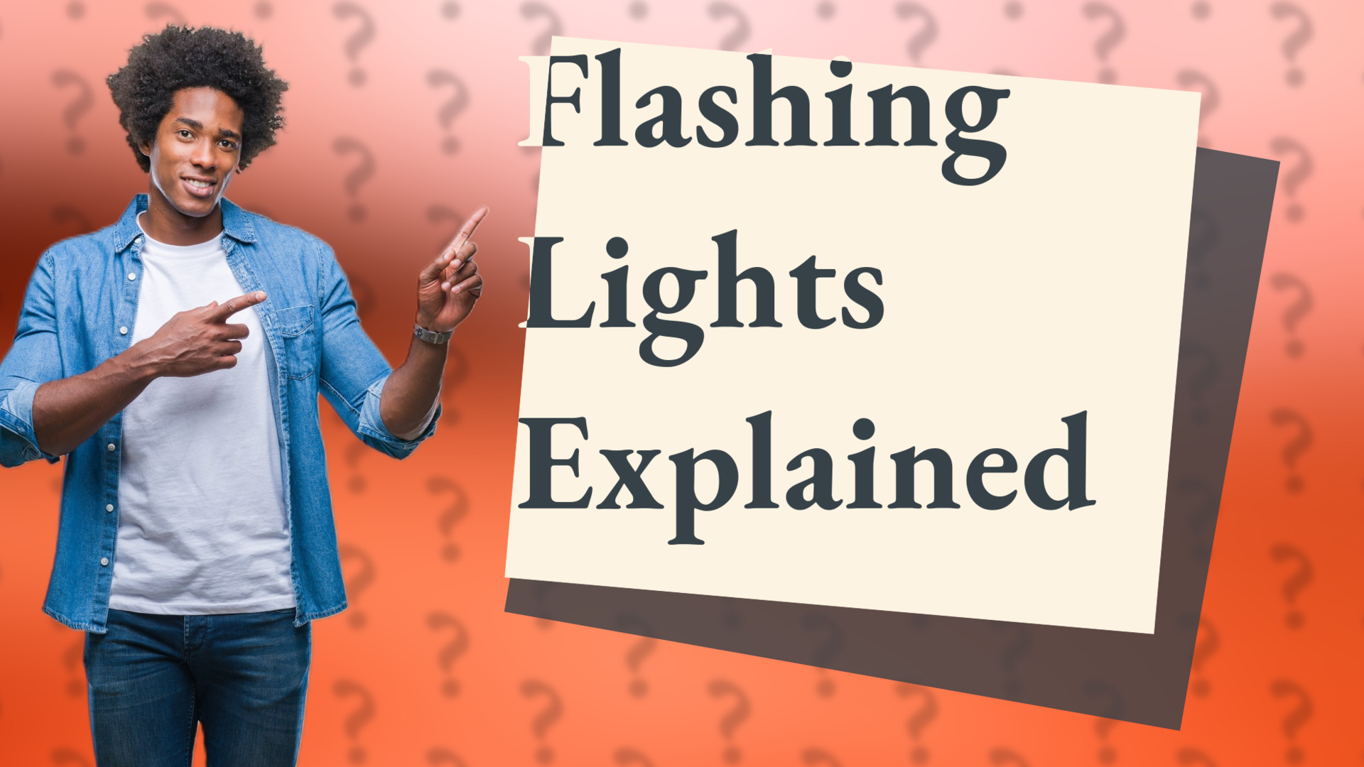 Flashing Lights Explained