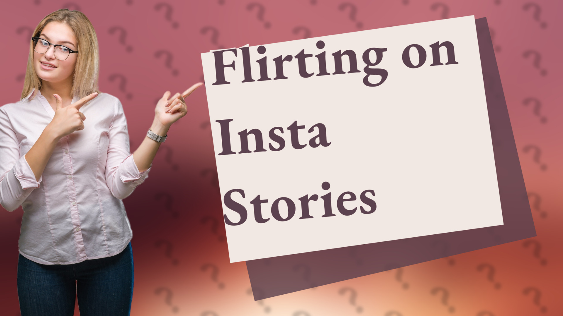 Flirting on Insta Stories