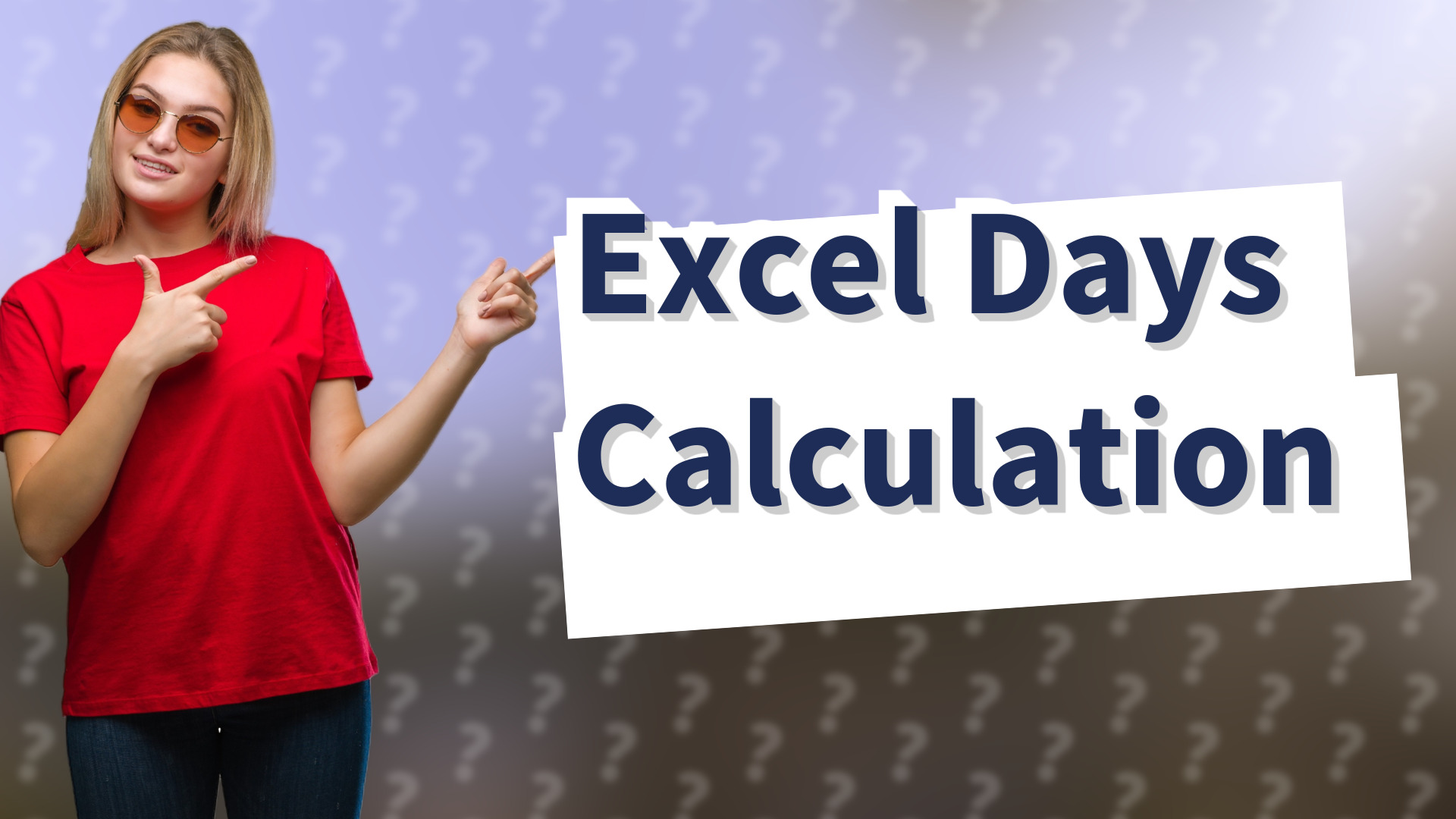 Excel Days Calculation