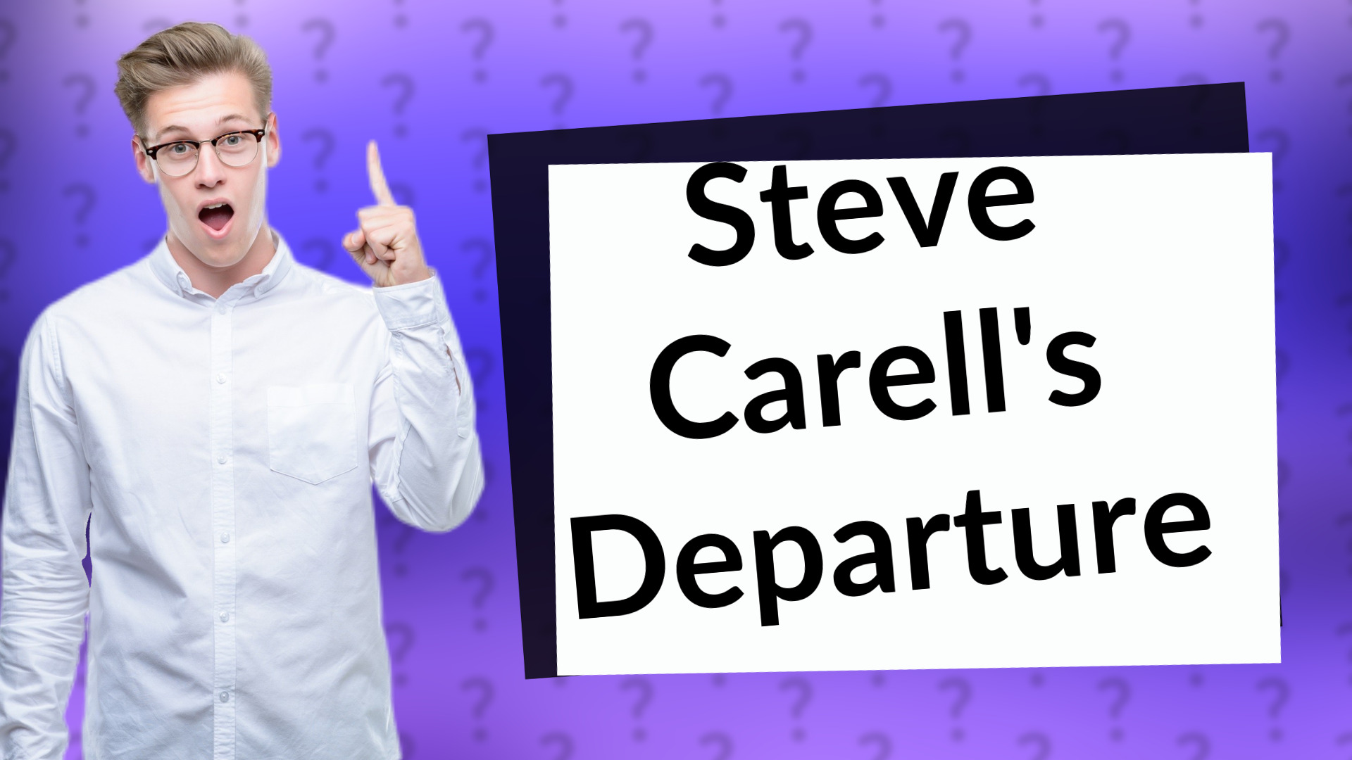 Steve Carell's Departure