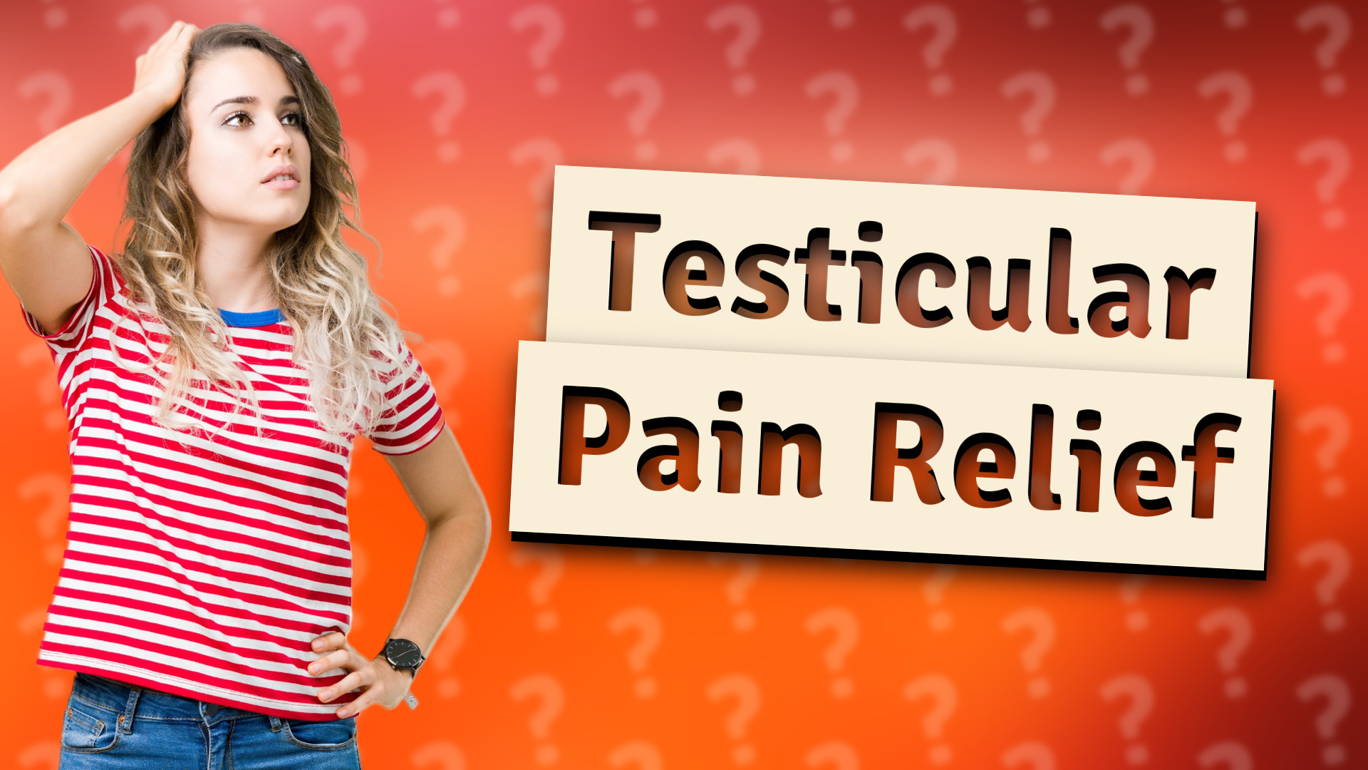 Testicular Pain Relief