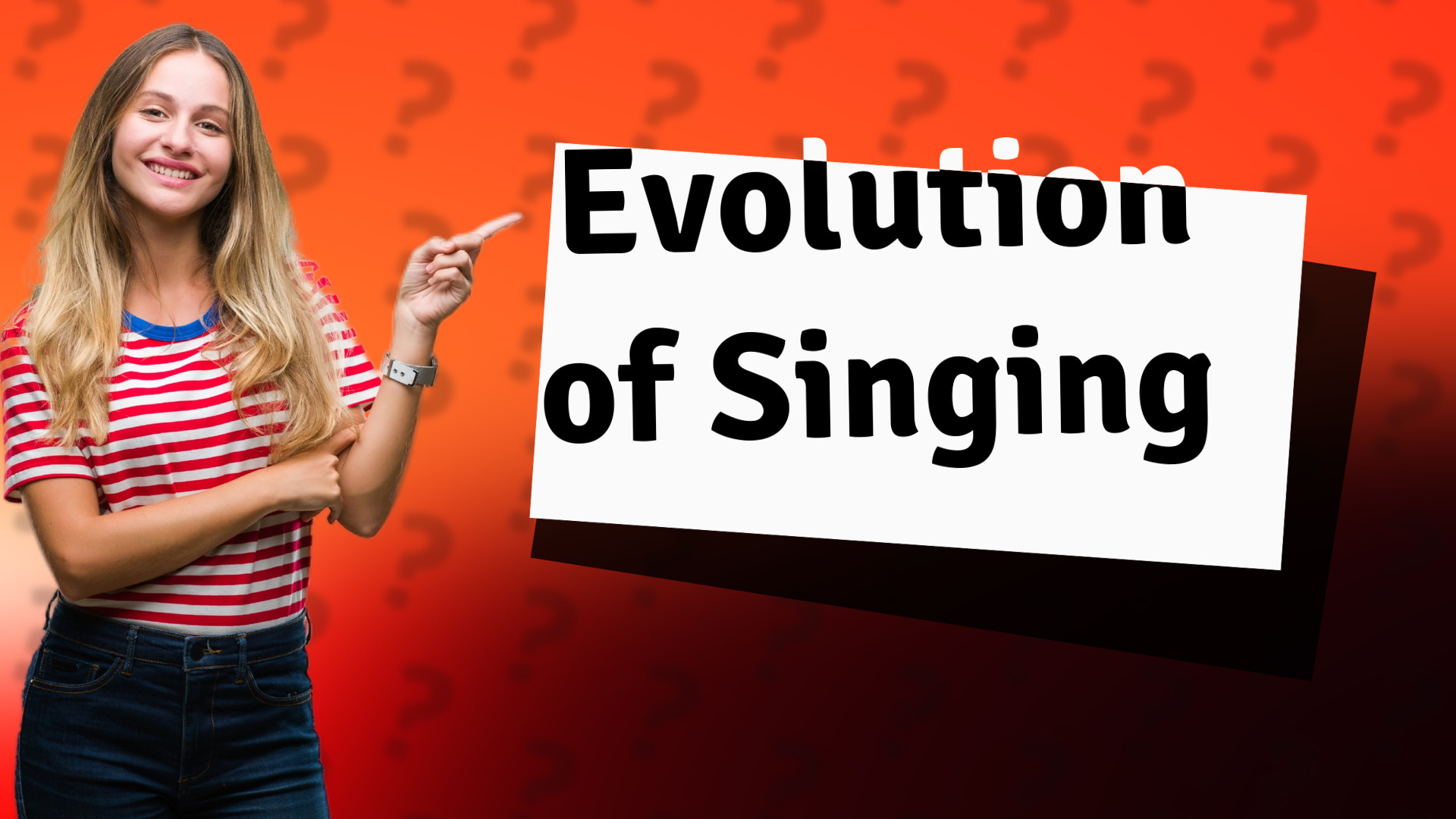 Evolution of Singing