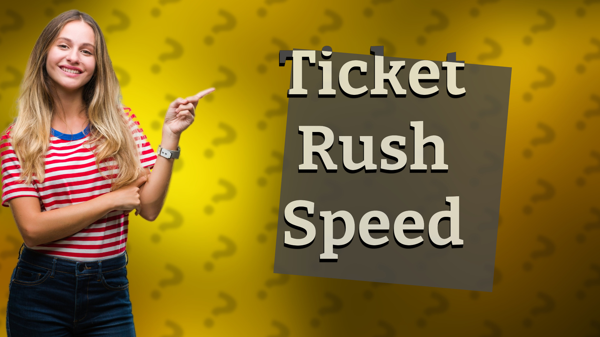 Ticket Rush Speed