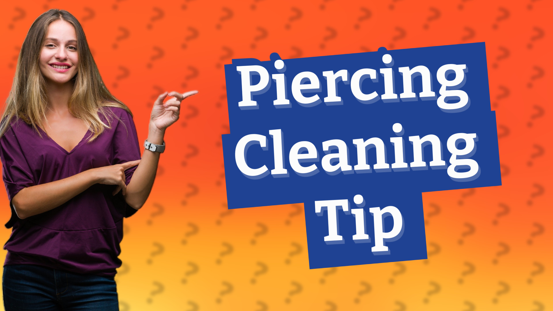 Piercing Cleaning Tip