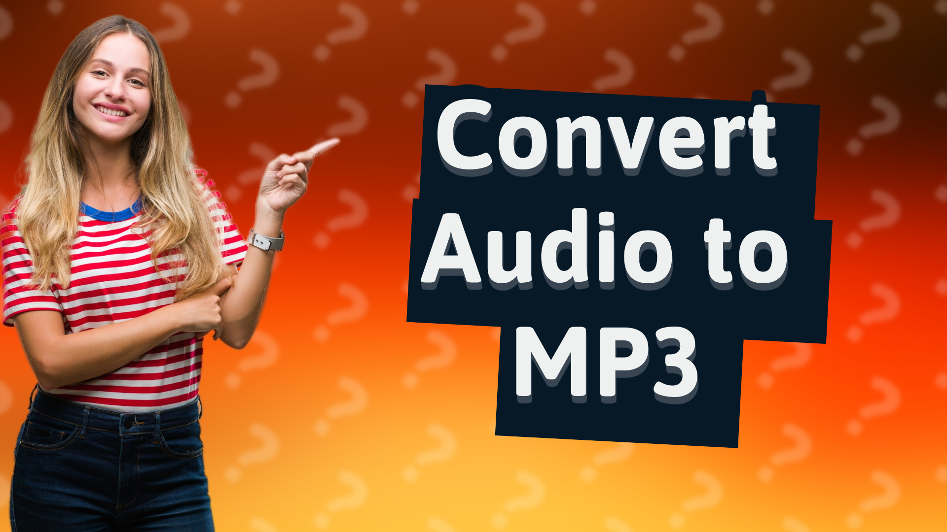 Convert Audio to MP3