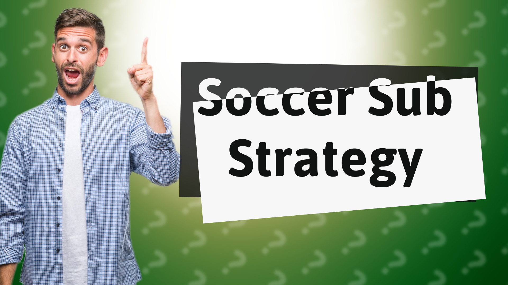 Soccer Sub Strategy