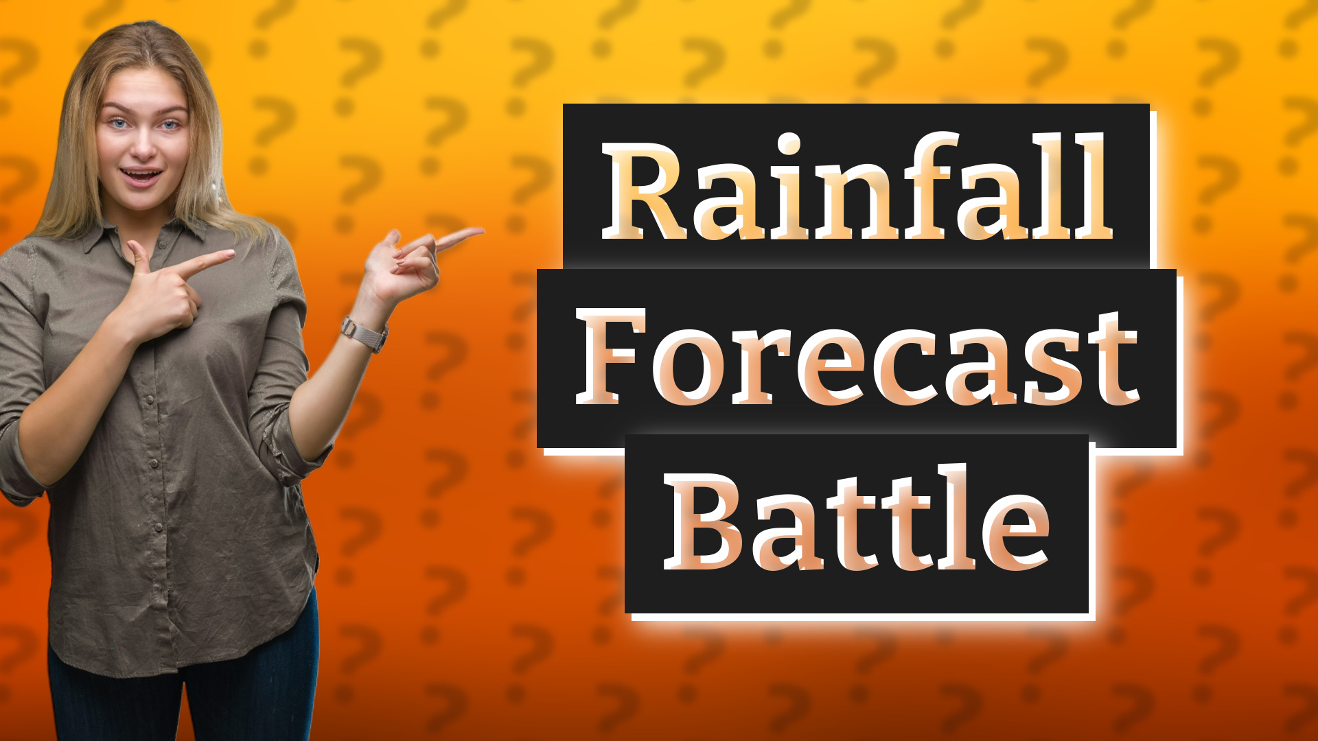 Rainfall Forecast Battle