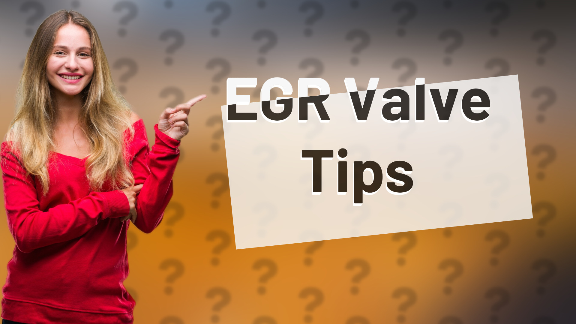 EGR Valve Tips
