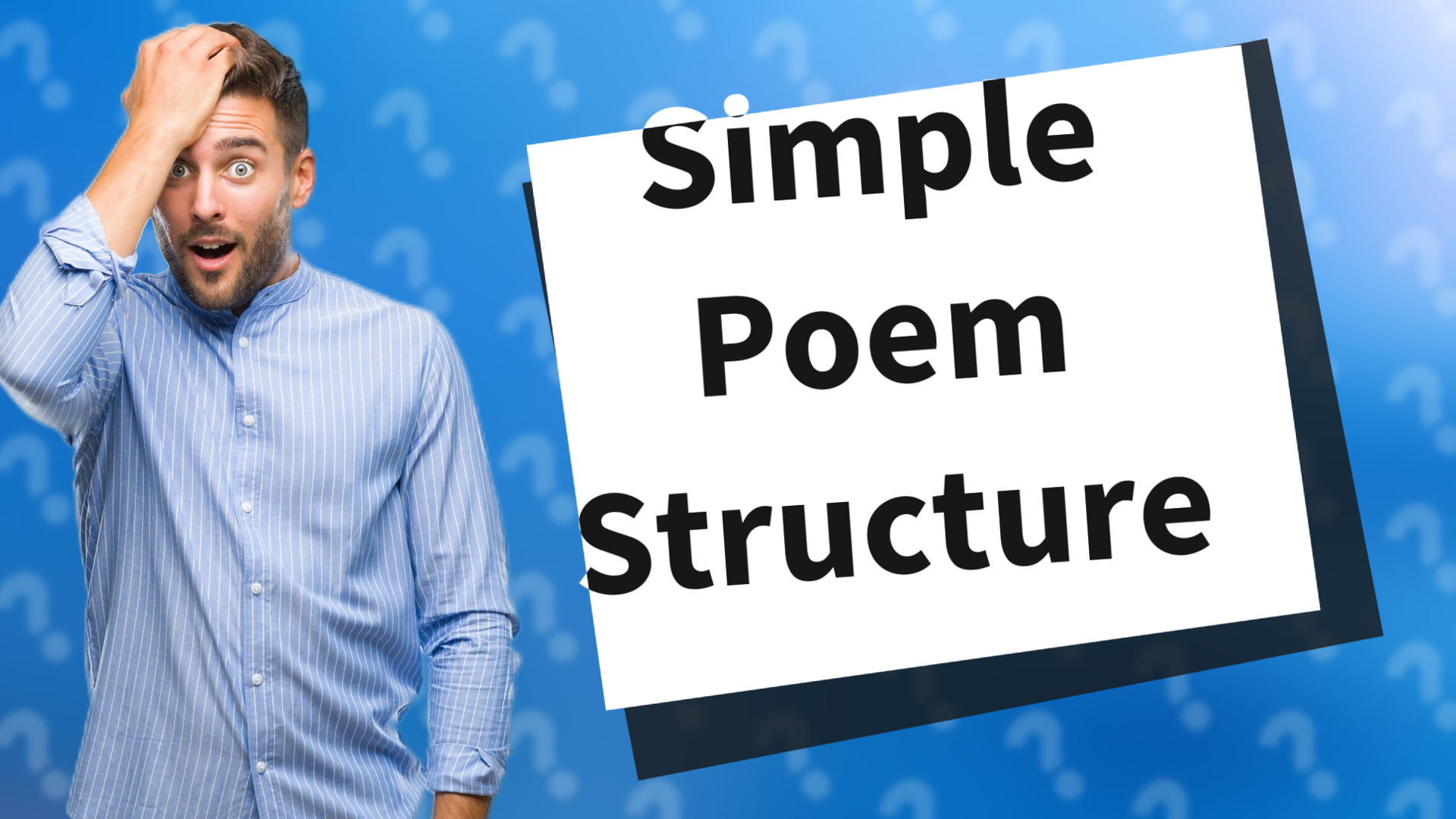 Simple Poem Structure