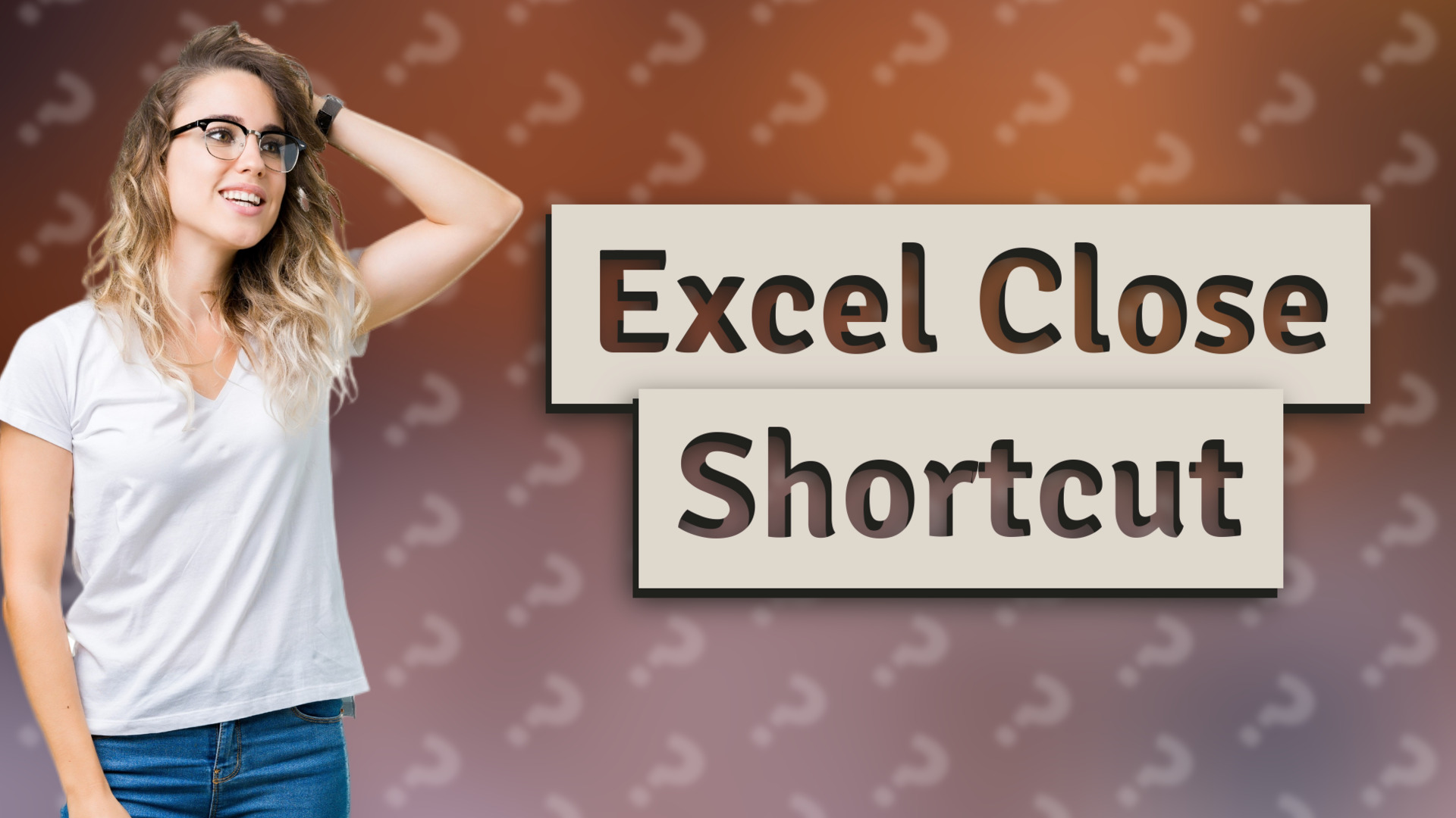 Excel Close Shortcut