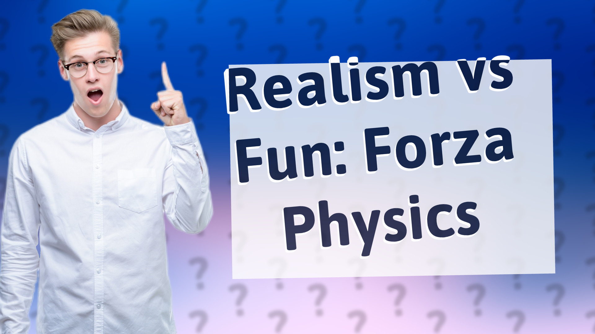 Realism vs Fun: Forza Physics