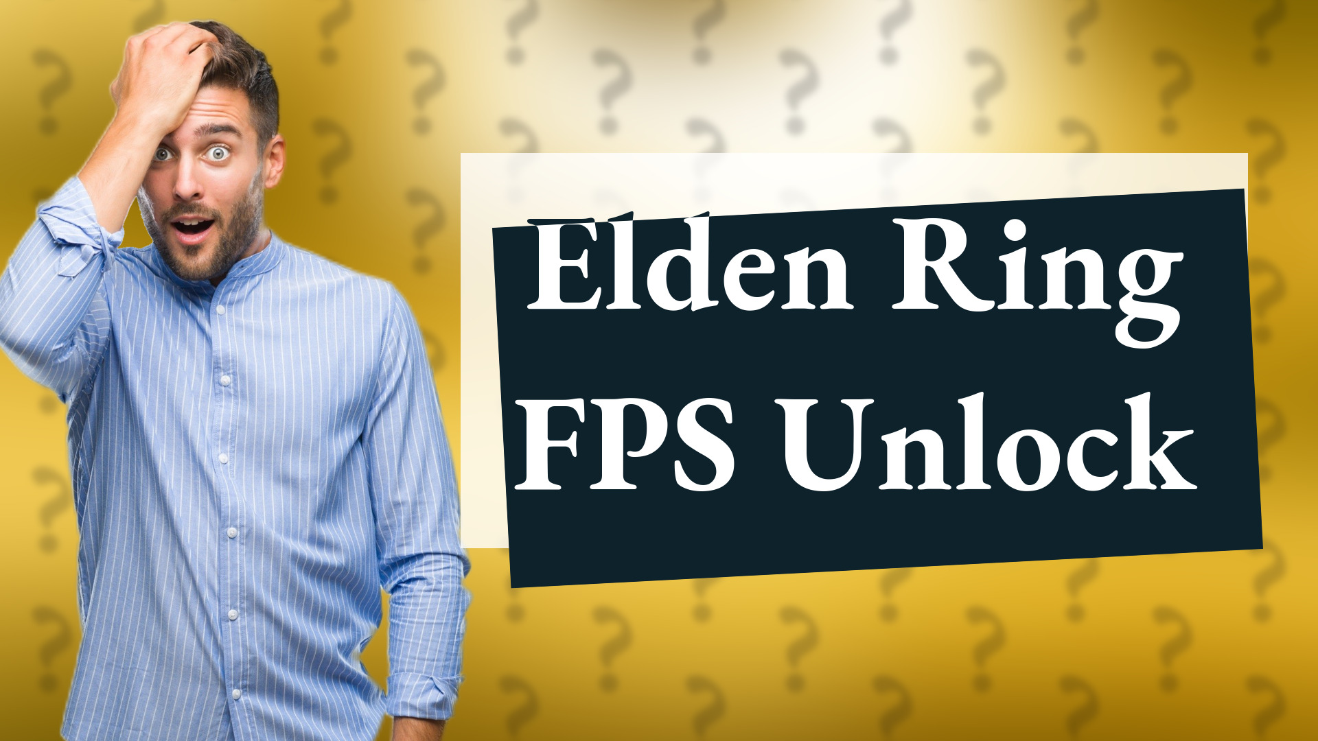 Elden Ring FPS Unlock